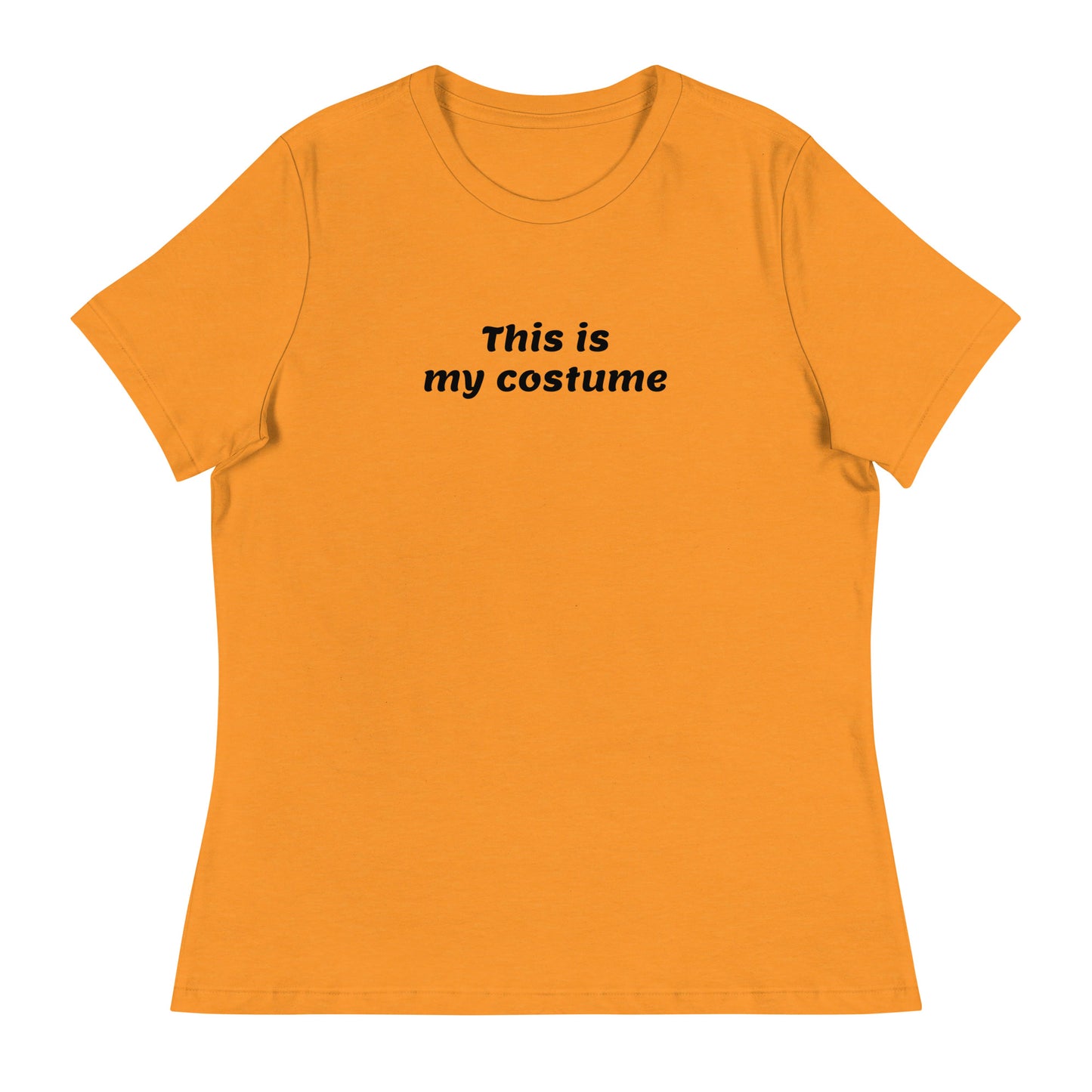 This is my Costume Women's Funny Halloween T-Shirt Heather Marmalade