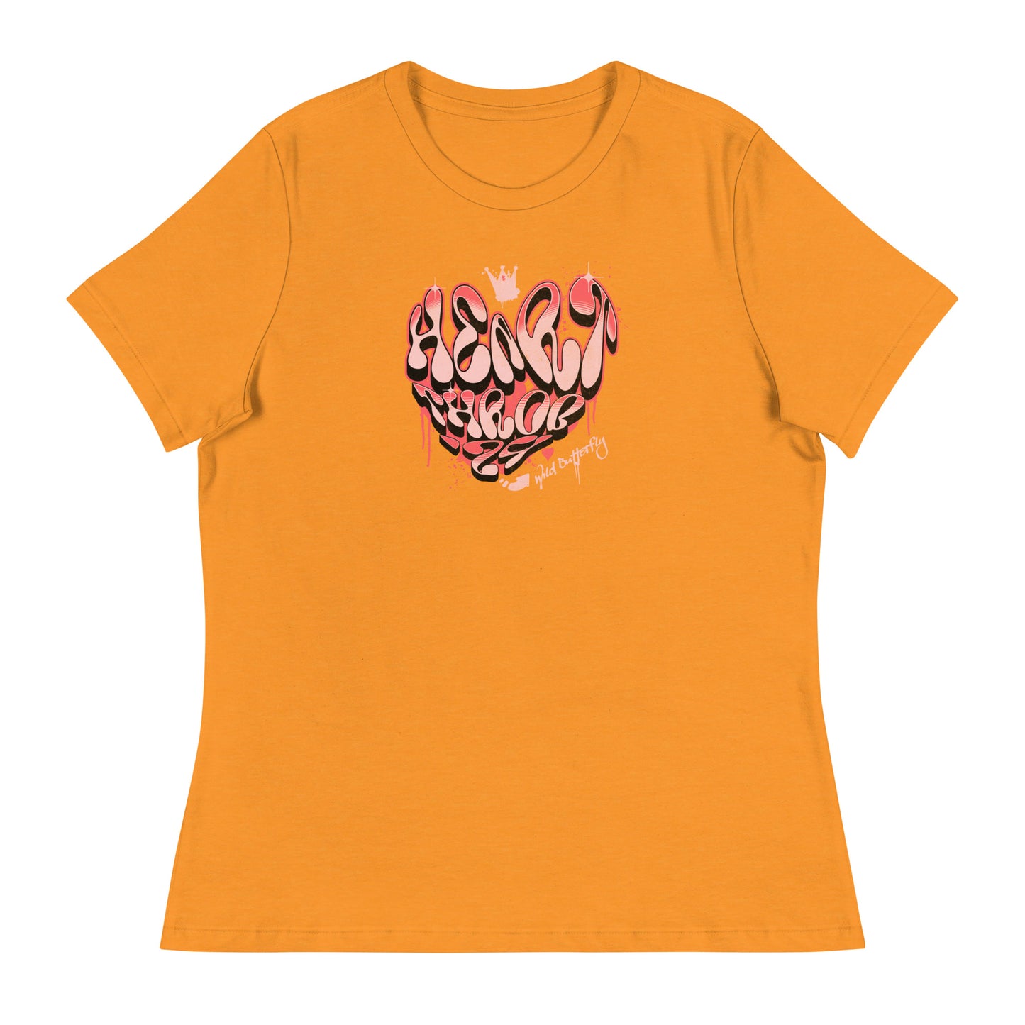 Heart Throb '24 Women's Valentine's Day T-Shirt Heather Marmalade