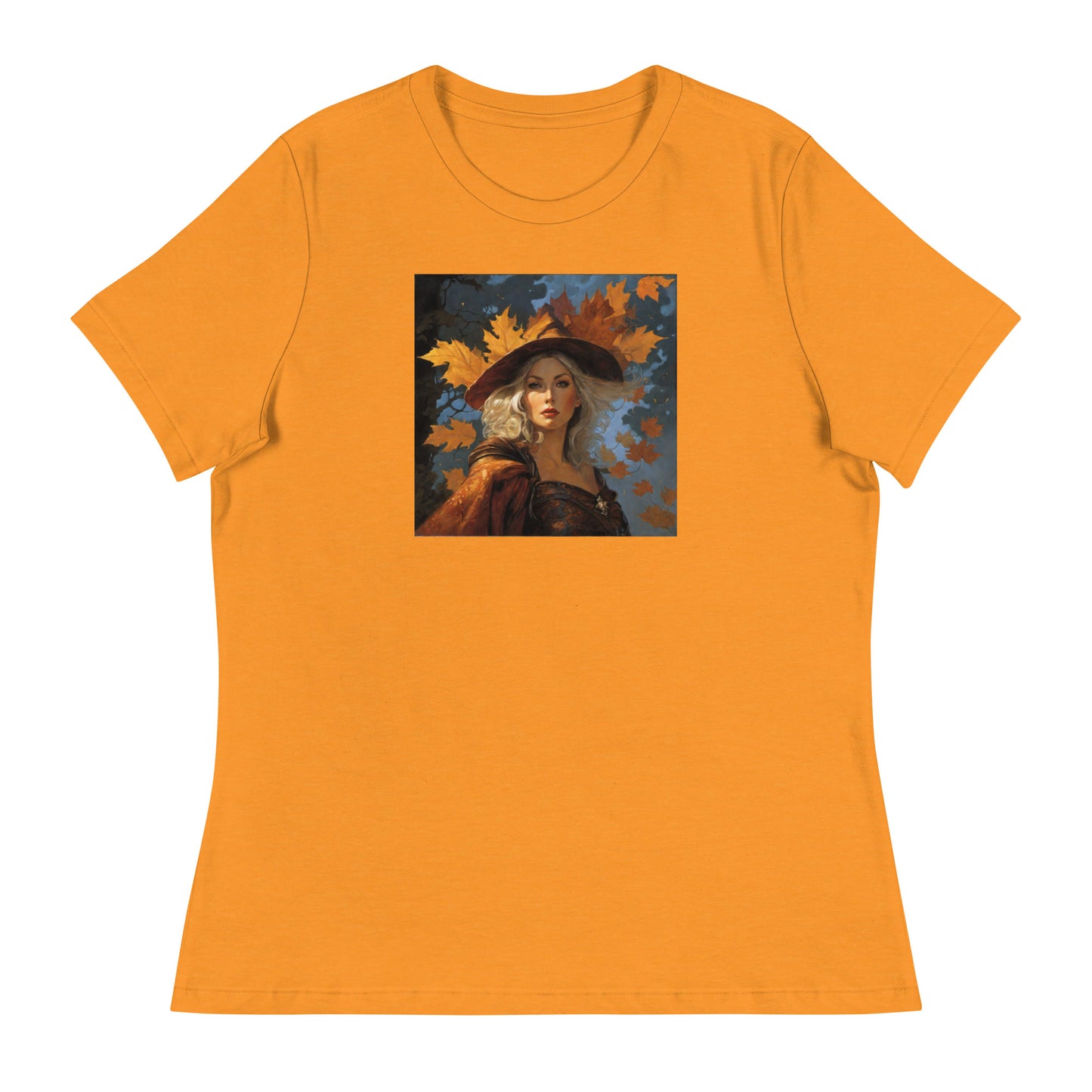 Autumn Queen Women's Fall T-Shirt Heather Marmalade