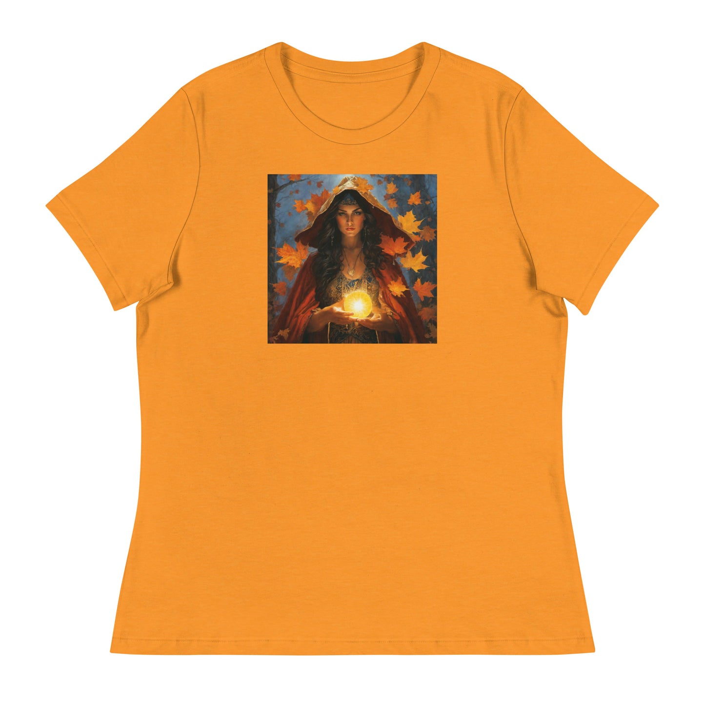 Autumn Gypsy Women's Fall T-Shirt Heather Marmalade