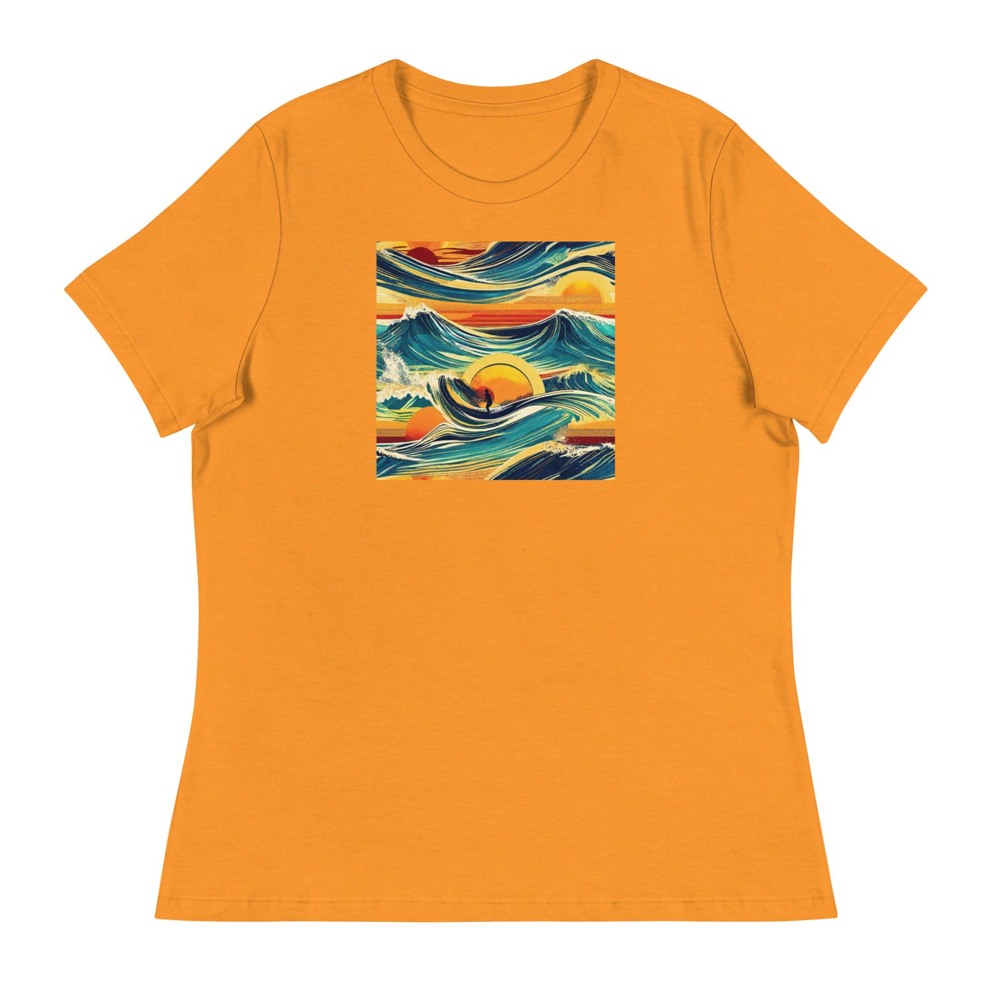 Surf's Up Women's T-Shirt Heather Marmalade