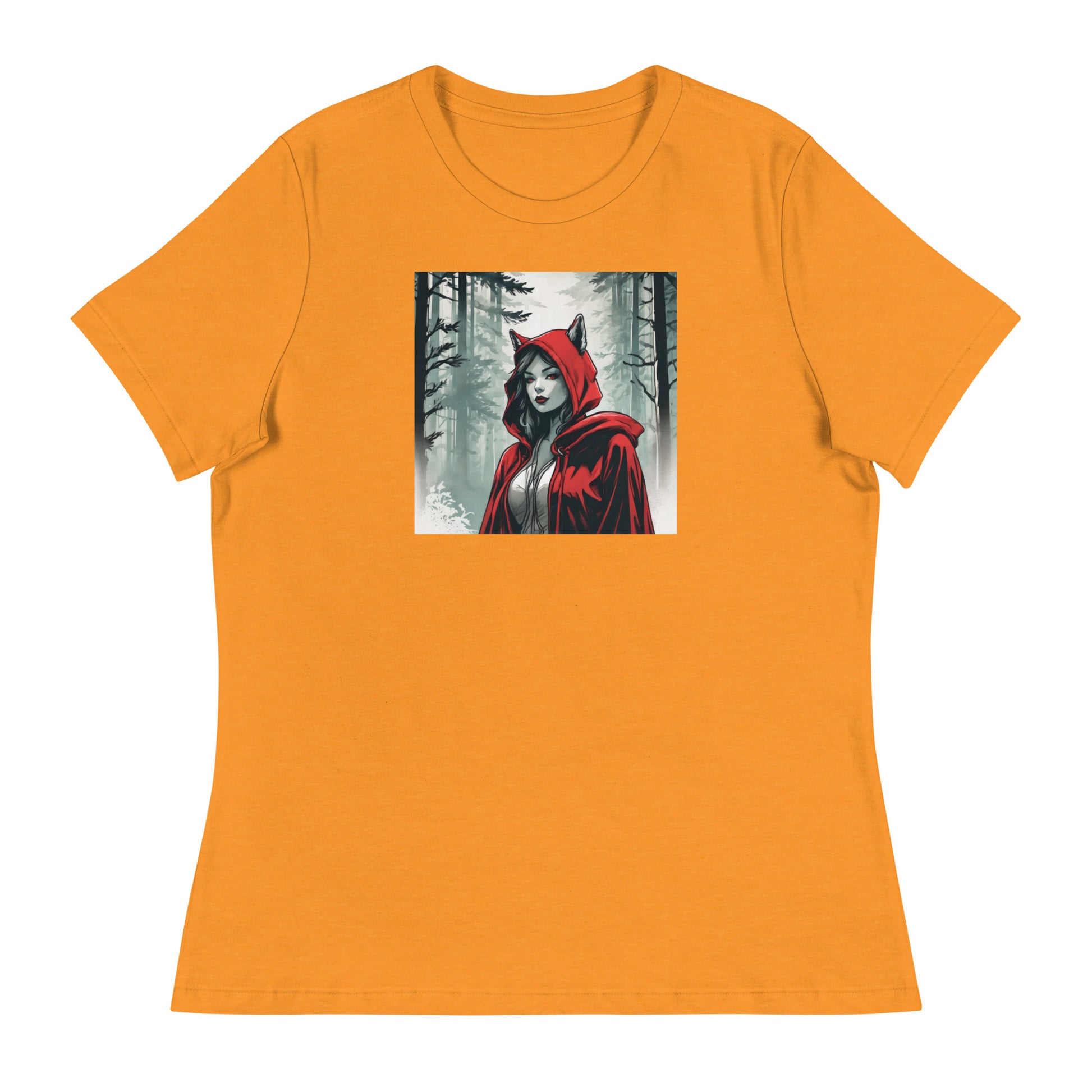 Modern Red Riding Hood Women's Fairy Tale T-Shirt Heather Marmalade