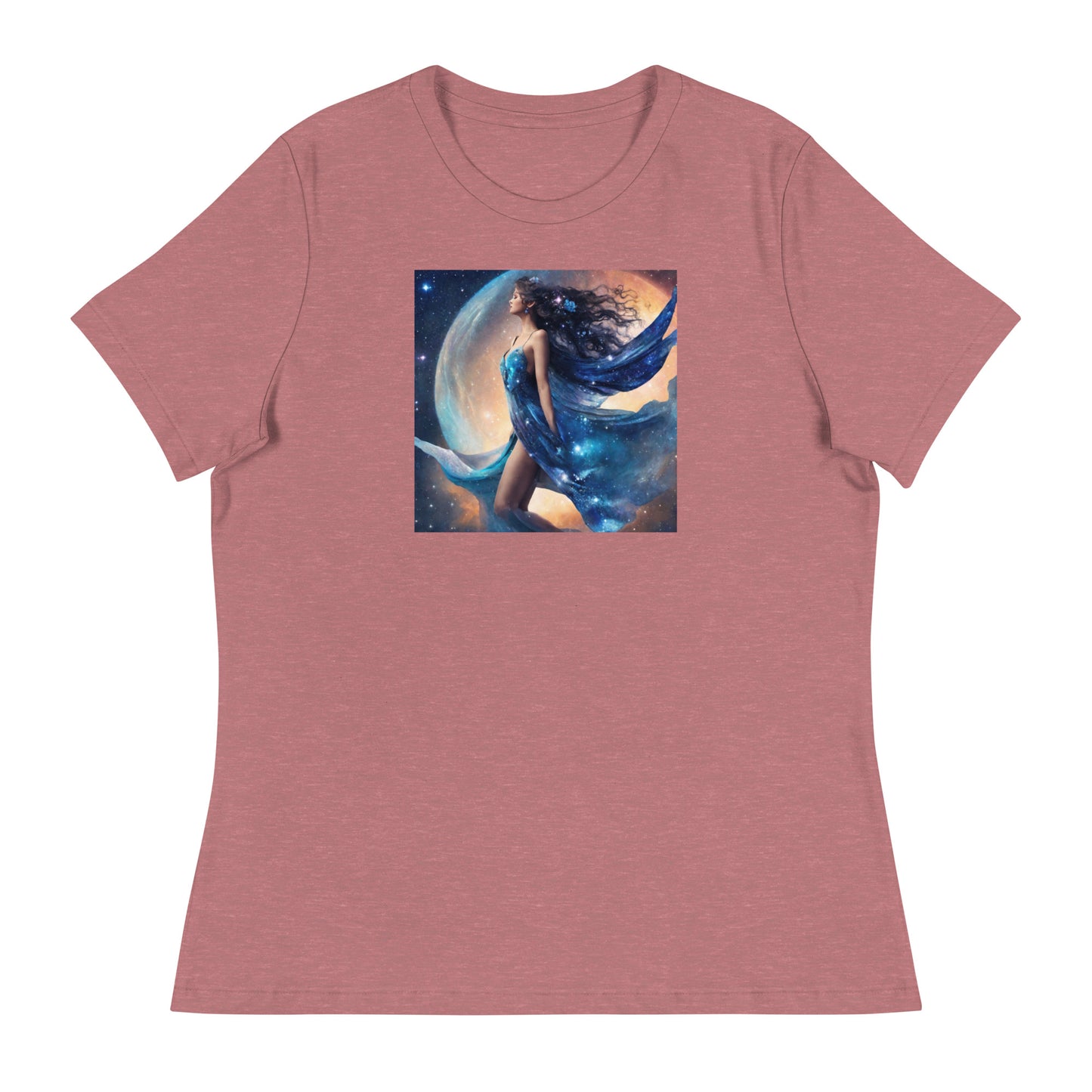 Blue Fairy Women's T-Shirt Heather Mauve