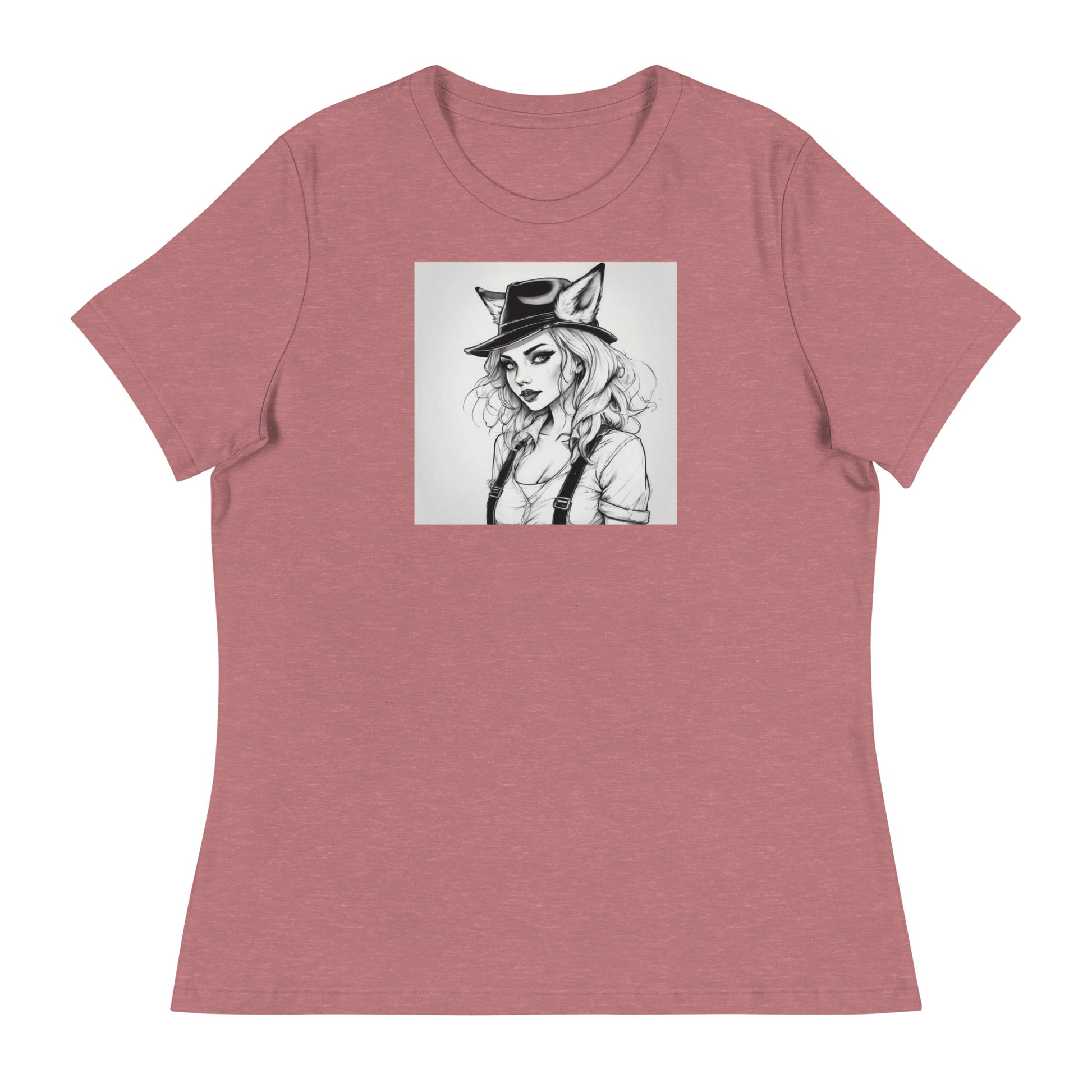 Foxy Lady Women's T-Shirt Heather Mauve