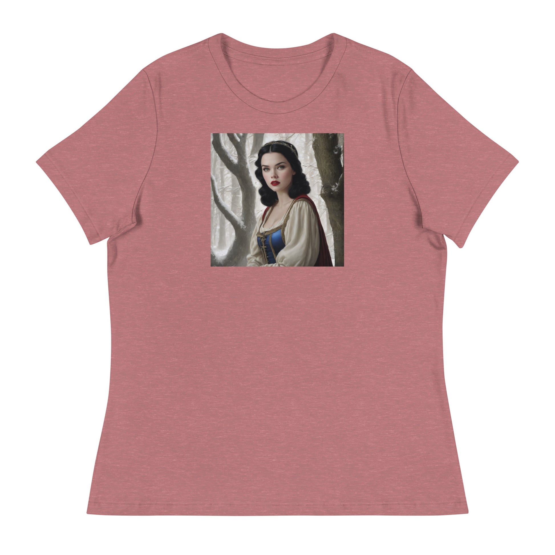 Snow White in Forest T-Shirt Heather Mauve