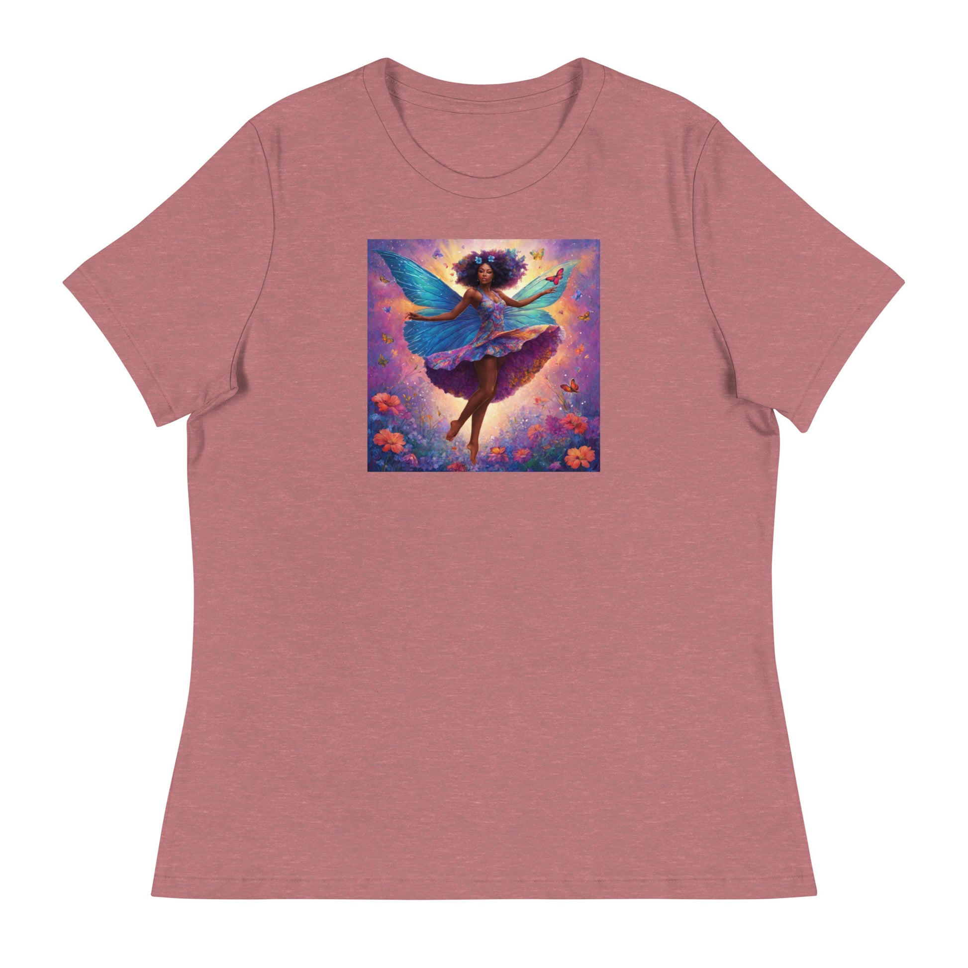 Peaceful Fairy Women's T-Shirt Heather Mauve