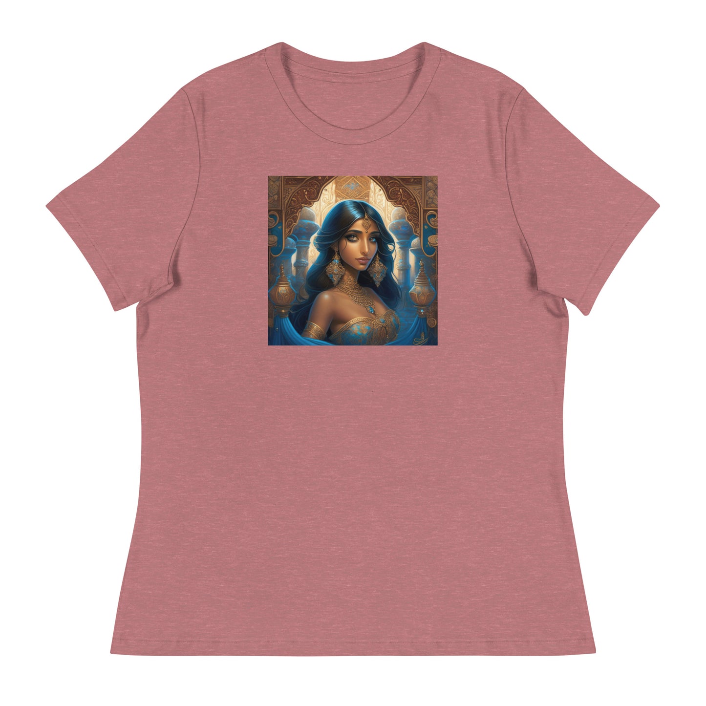 Princess Jasmine Women's T-Shirt Heather Mauve