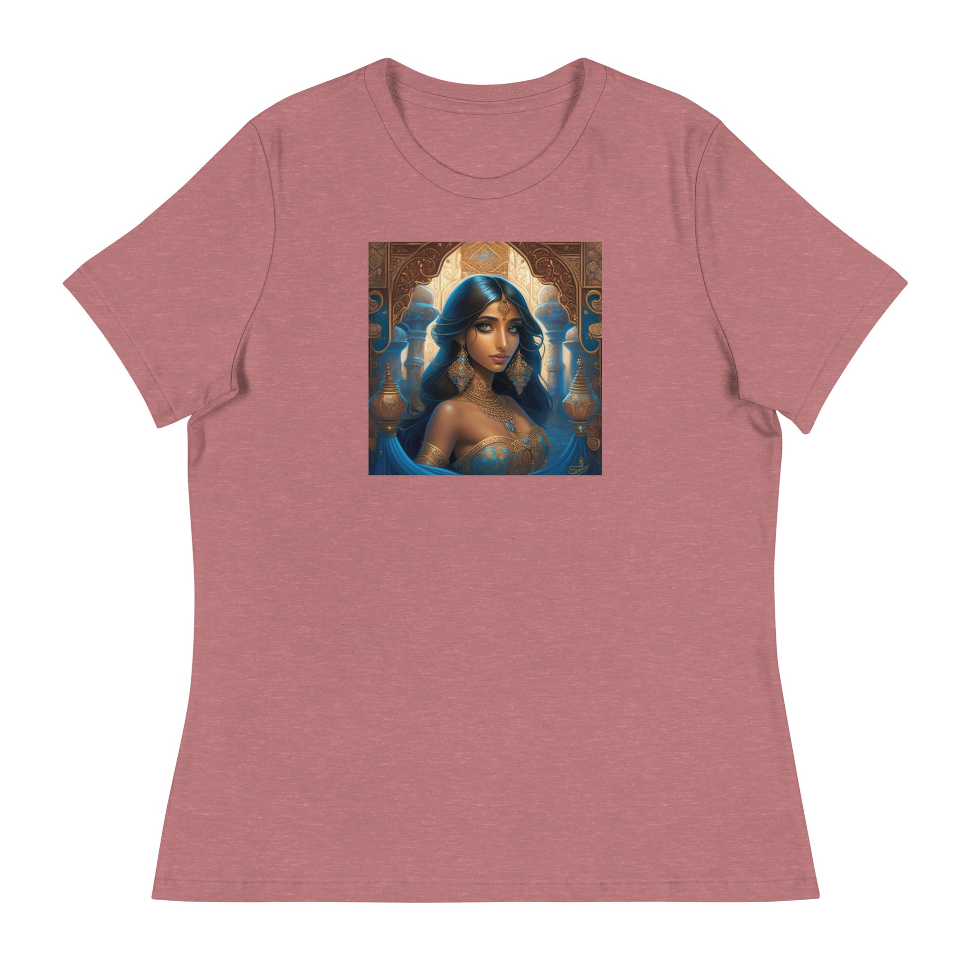 Princess Jasmine Women's T-Shirt Heather Mauve