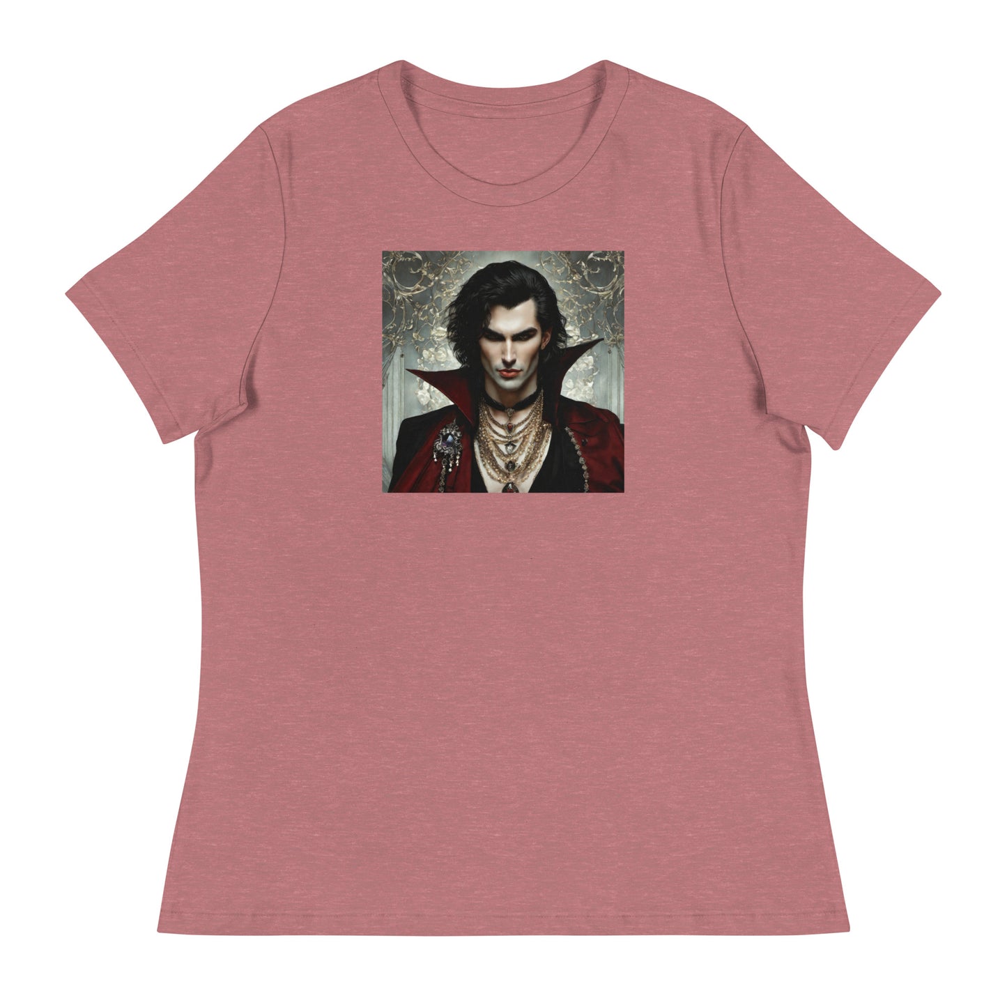 Alluring Vampire Women's T-Shirt Heather Mauve