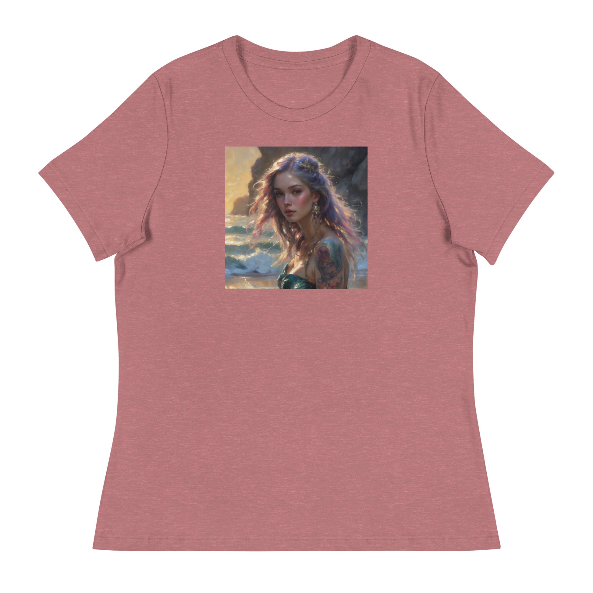 Mermaid's Gaze Women's T-Shirt Heather Mauve