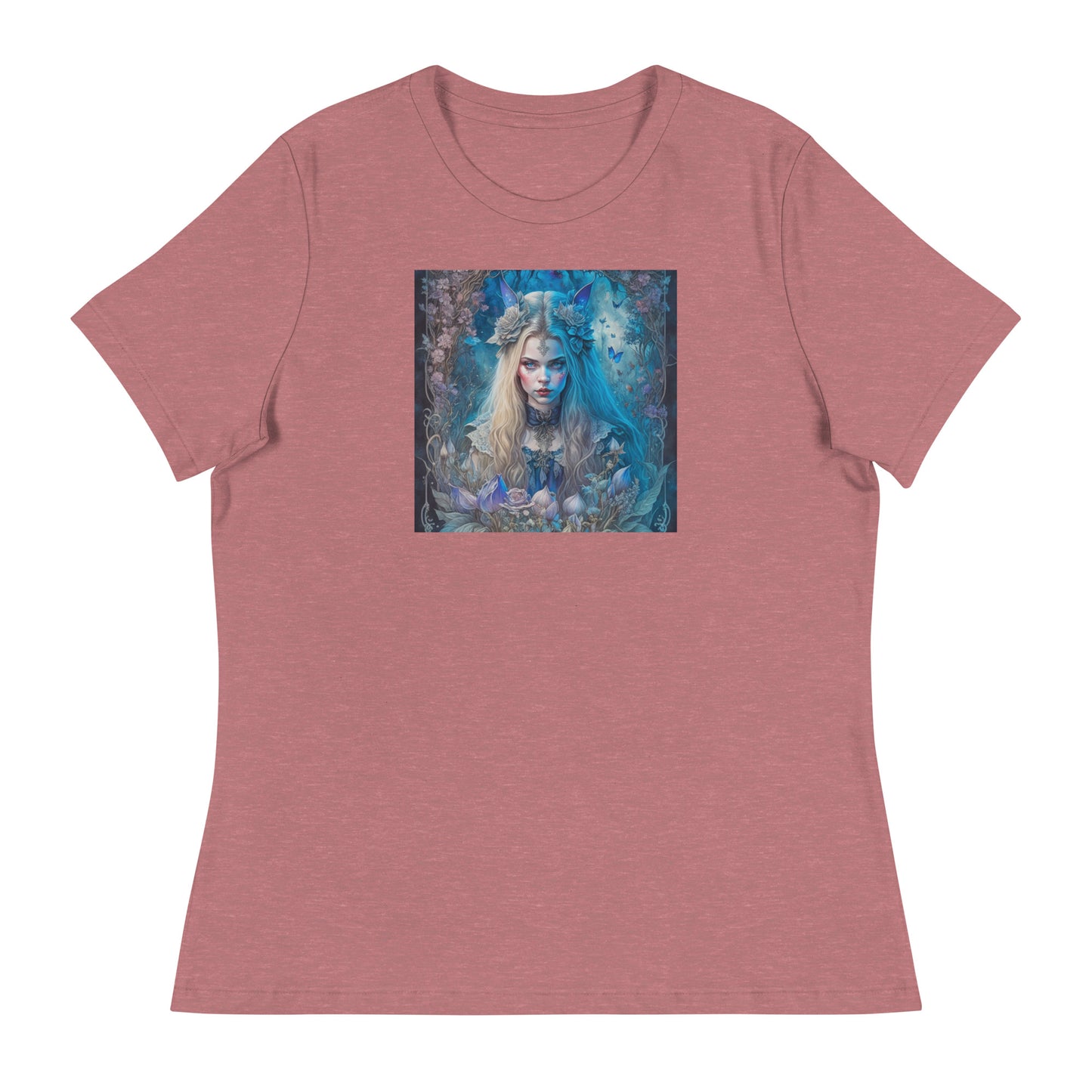 Esoteric Alice in Wonderland Women's T-Shirt Heather Mauve