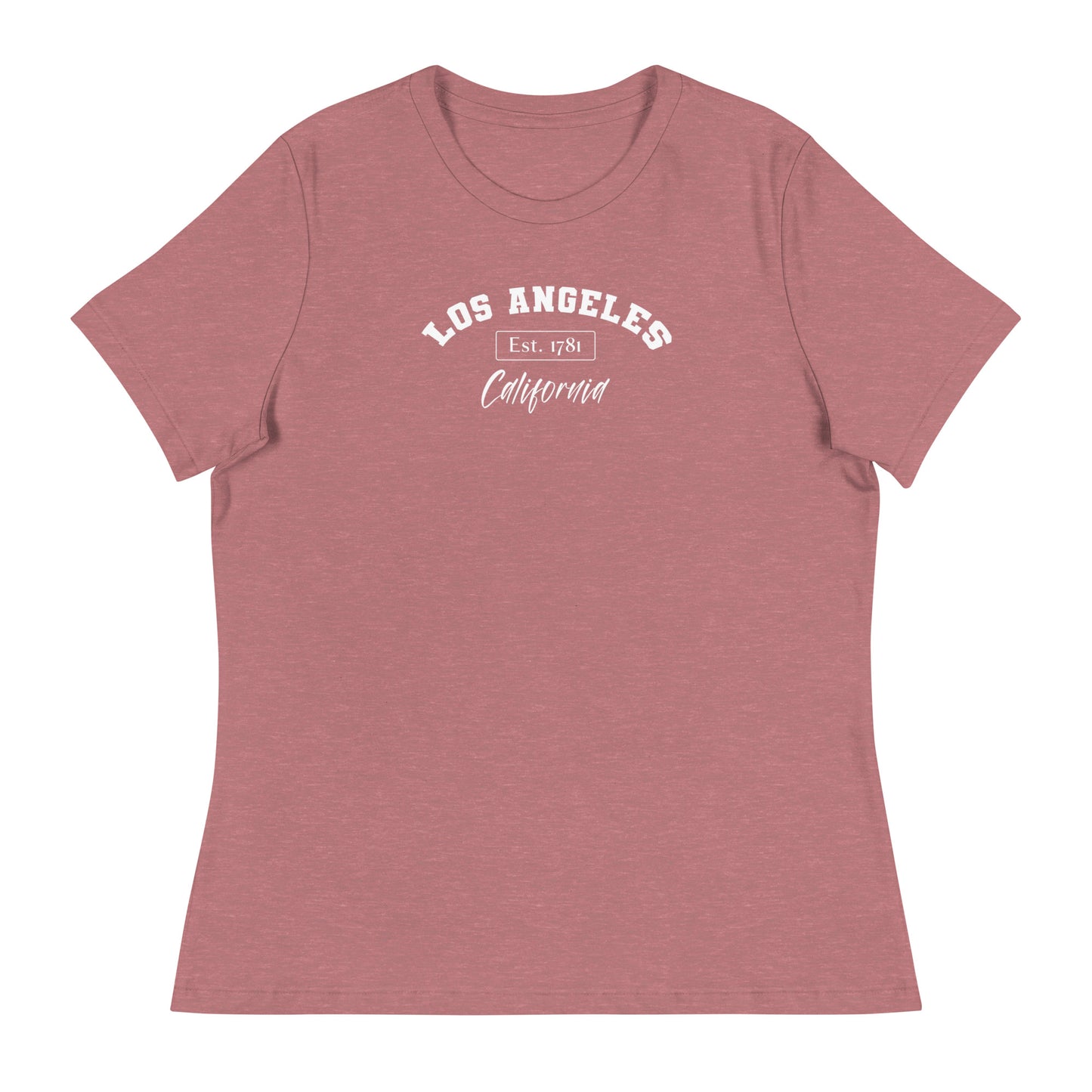 Los Angeles, California Women's T-Shirt Heather Mauve