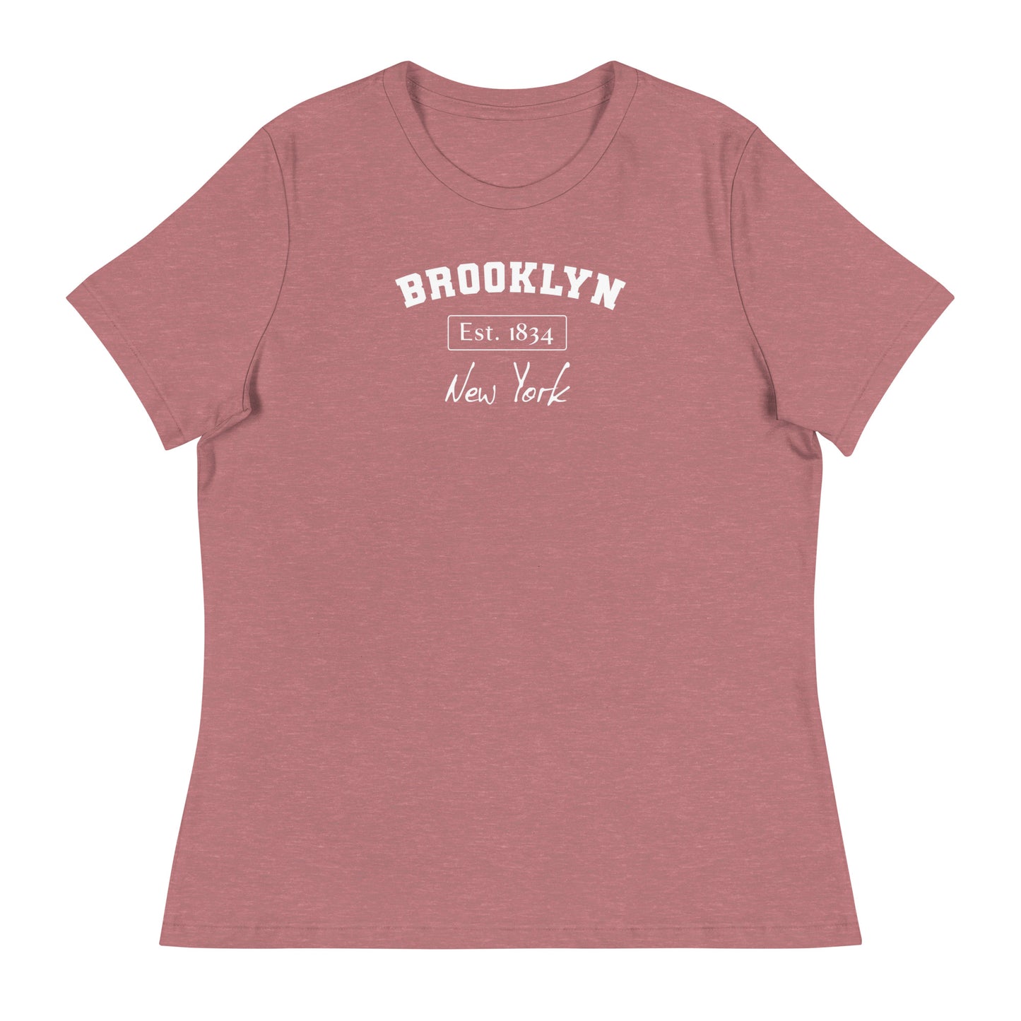 Brooklyn, New York Women's T-Shirt Heather Mauve