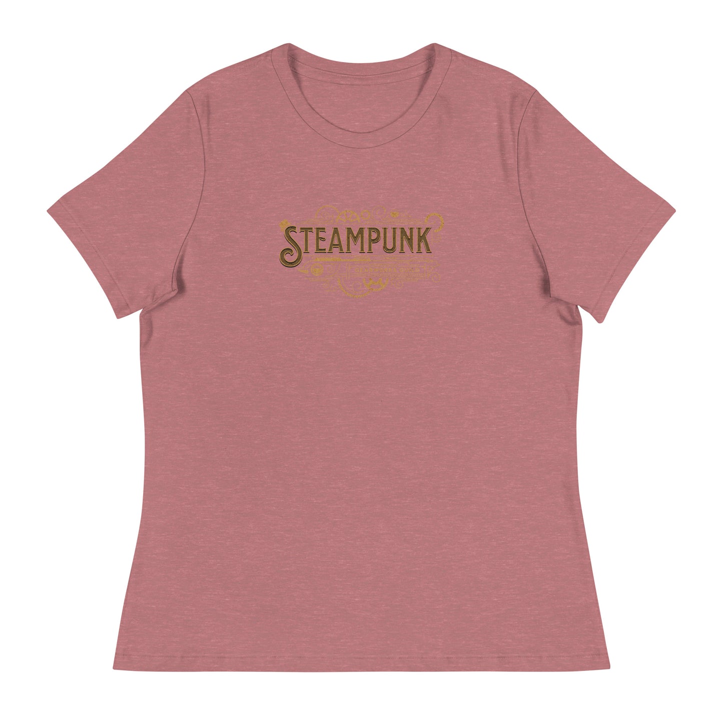 Steampunk Gearworks Guild Women's T-Shirt Heather Mauve