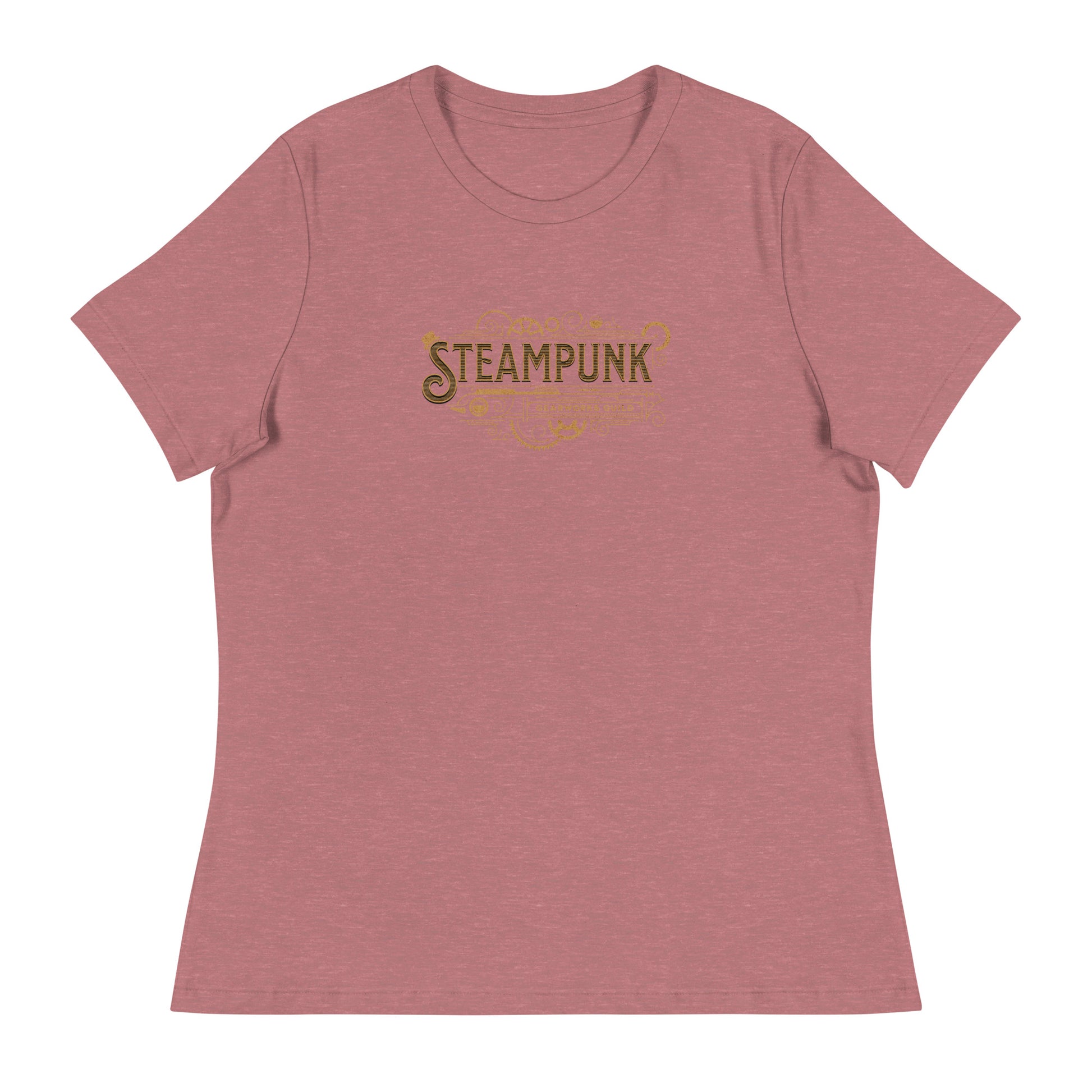 Steampunk Gearworks Guild Women's T-Shirt Heather Mauve