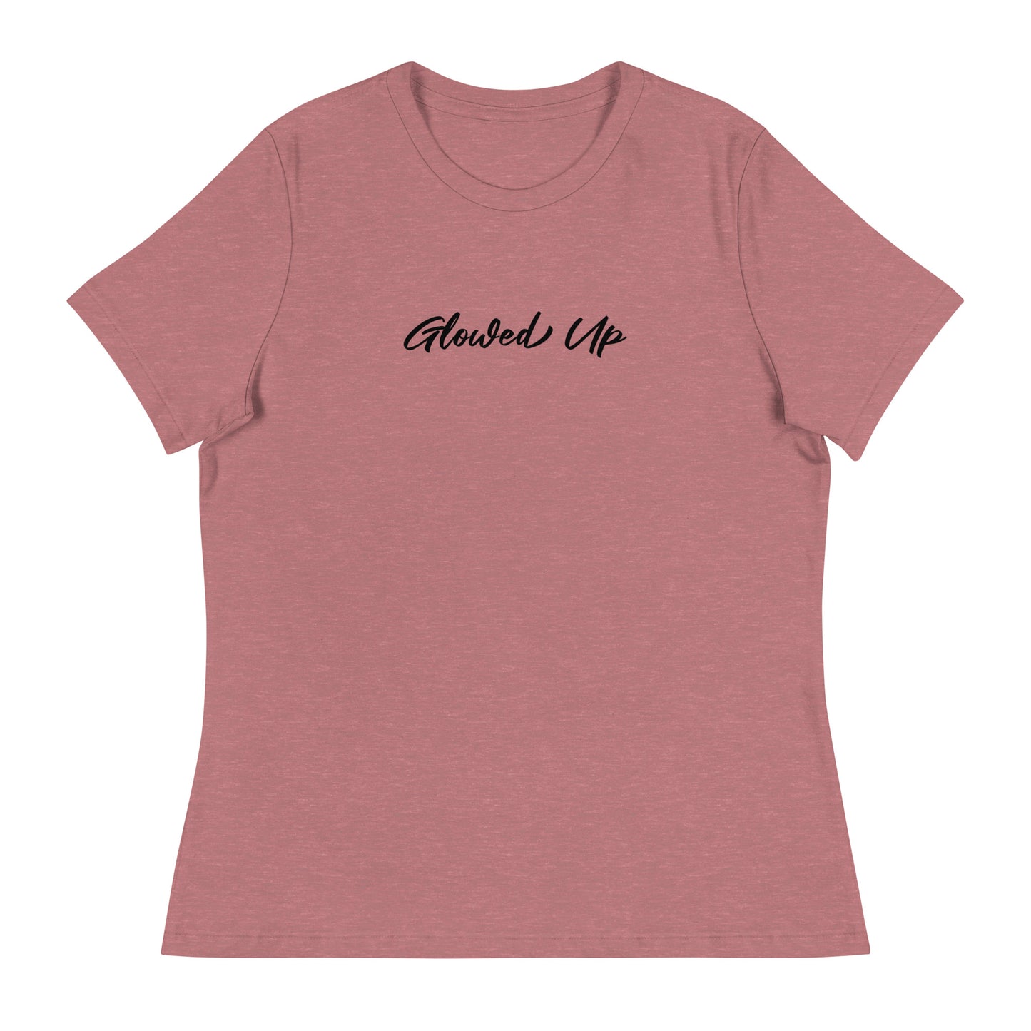 Women's Glowed Up T-Shirt Heather Mauve