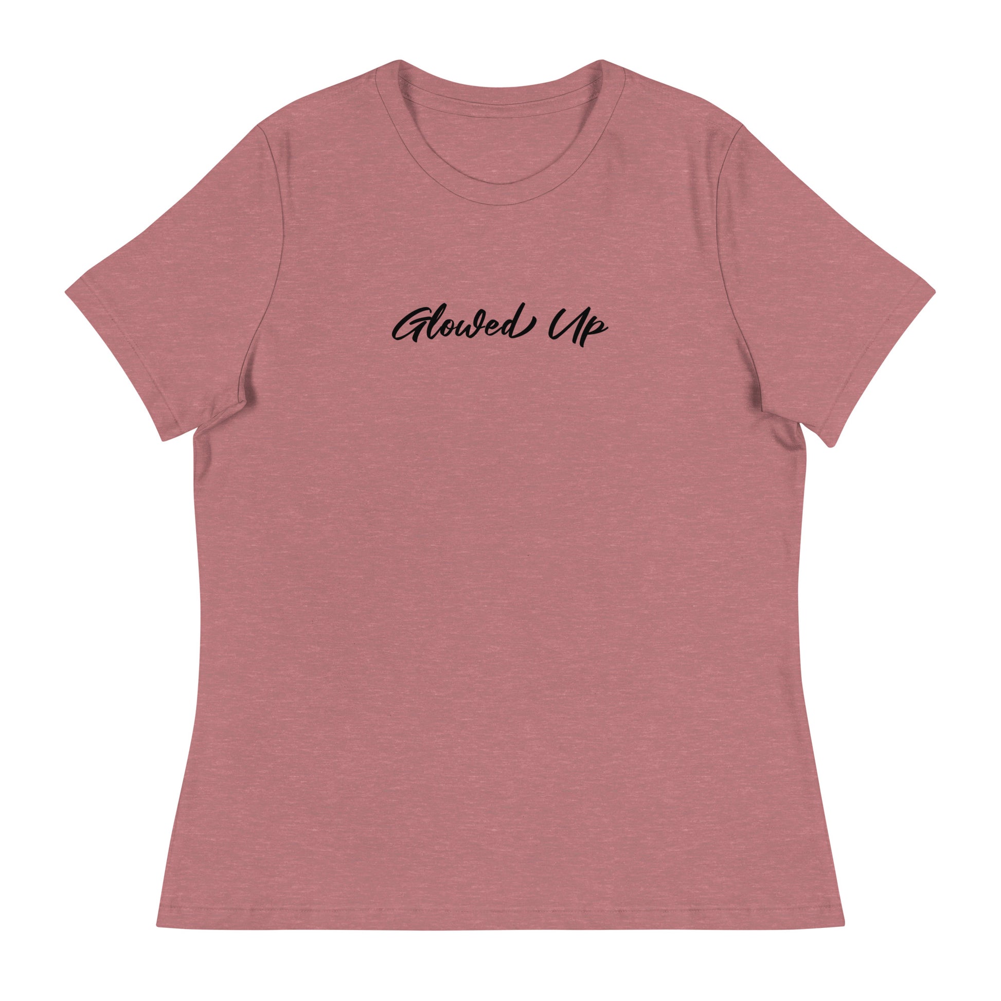 Women's Glowed Up T-Shirt Heather Mauve