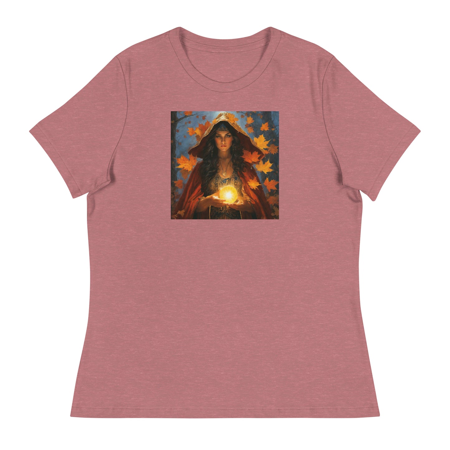 Autumn Gypsy Women's Fall T-Shirt Heather Mauve