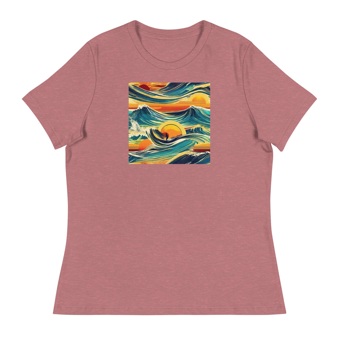 Surf's Up Women's T-Shirt Heather Mauve