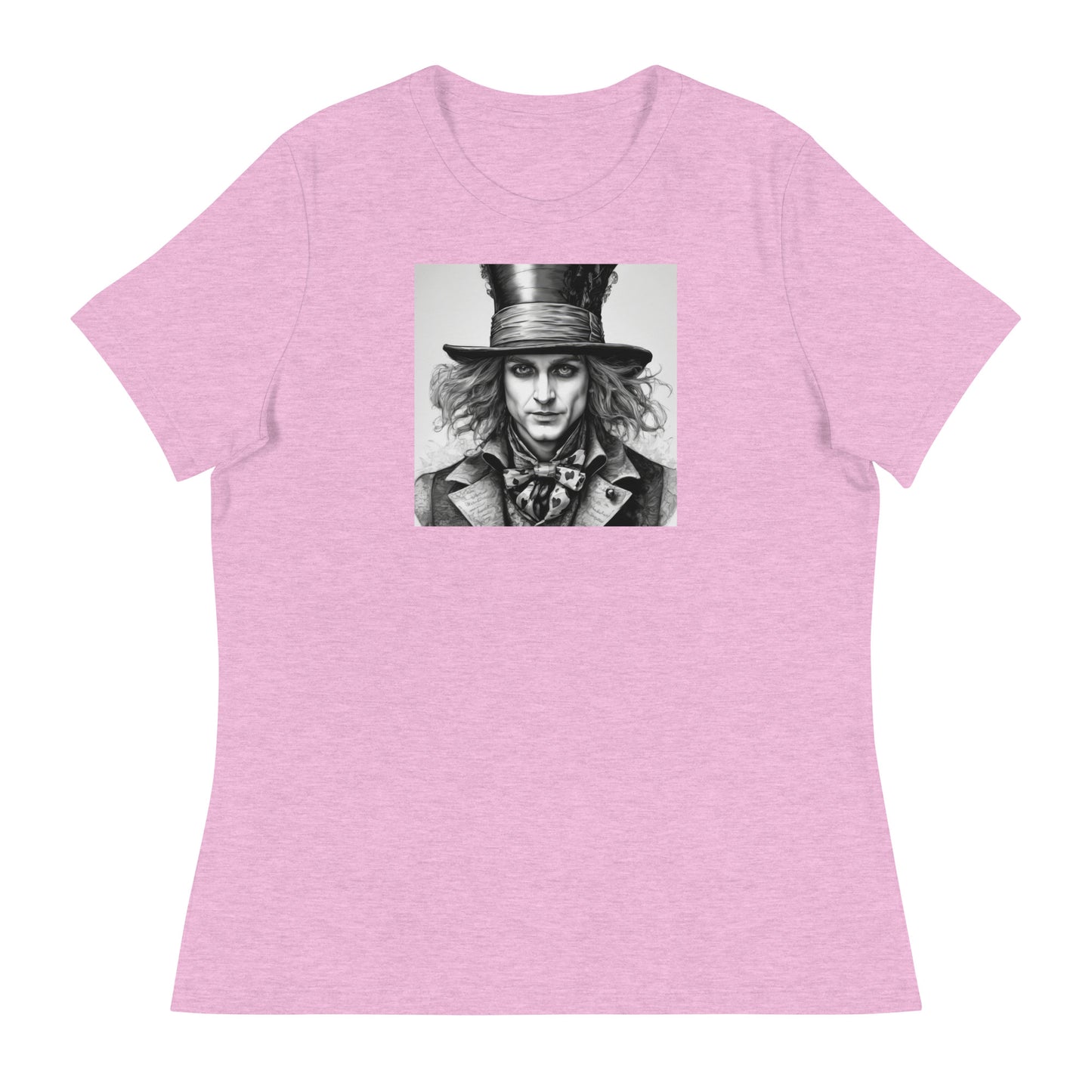 Serenely Eccentric Mad Hatter T-Shirt Heather Prism Lilac