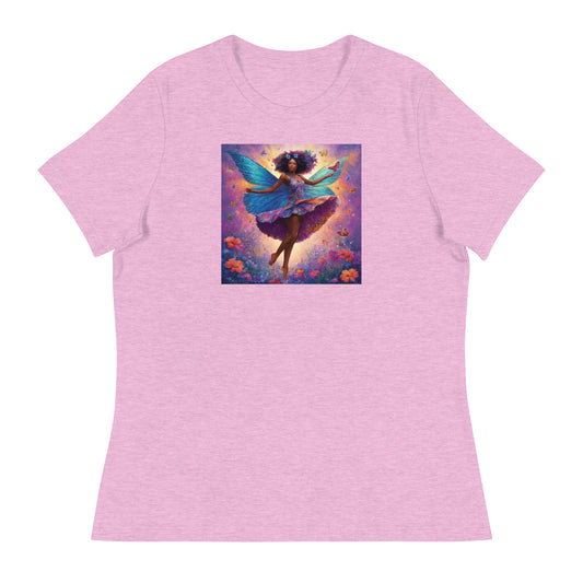 Peaceful Fairy Women's T-Shirt Heather Prism Lilac