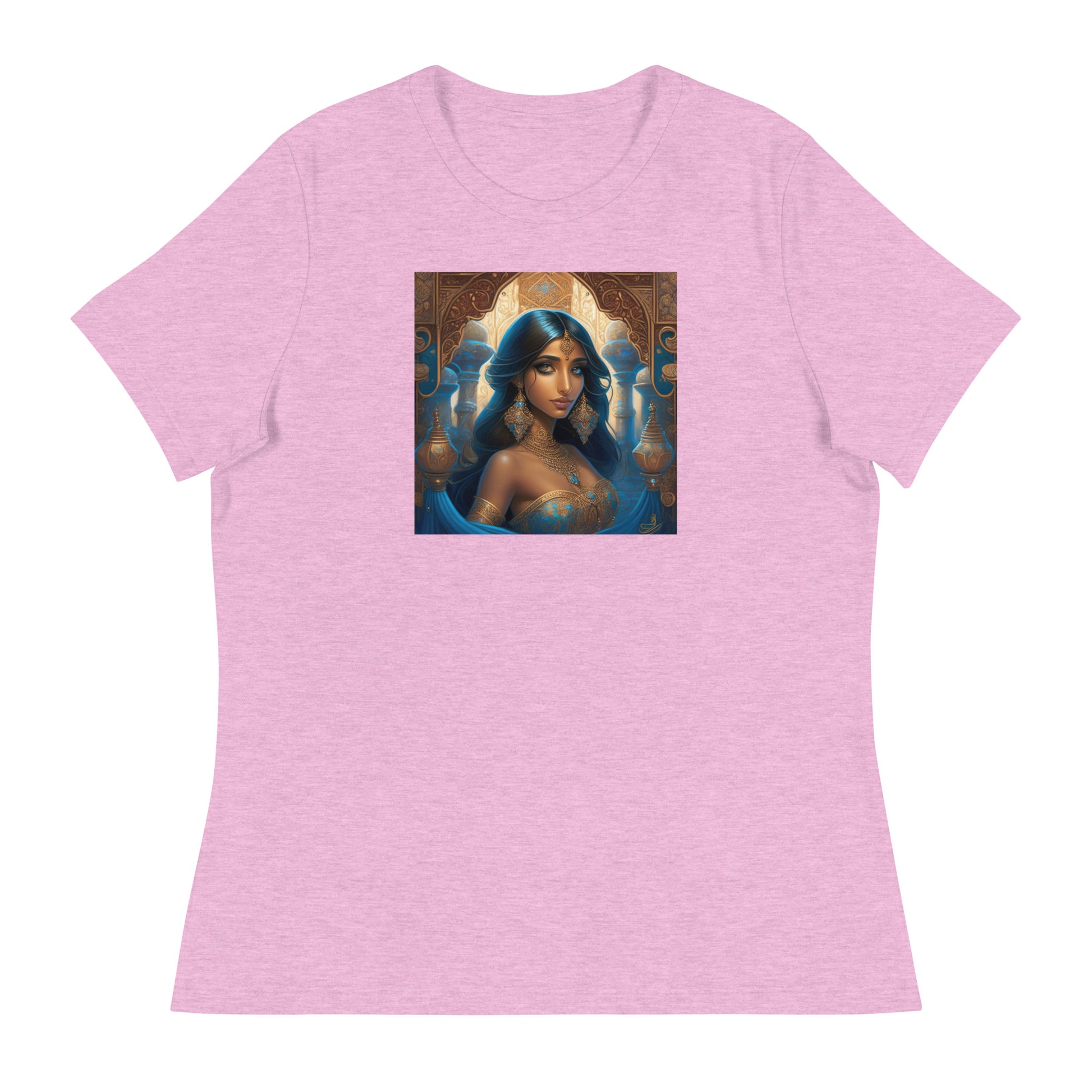 Princess Jasmine Women's T-Shirt Heather Prism Lilac