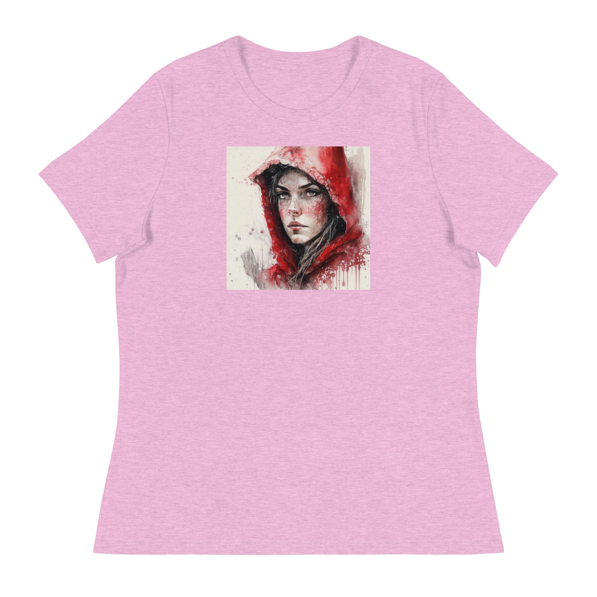 Little Red Riding Hood Portrait Women's T-Shirt Heather Prism Lilac