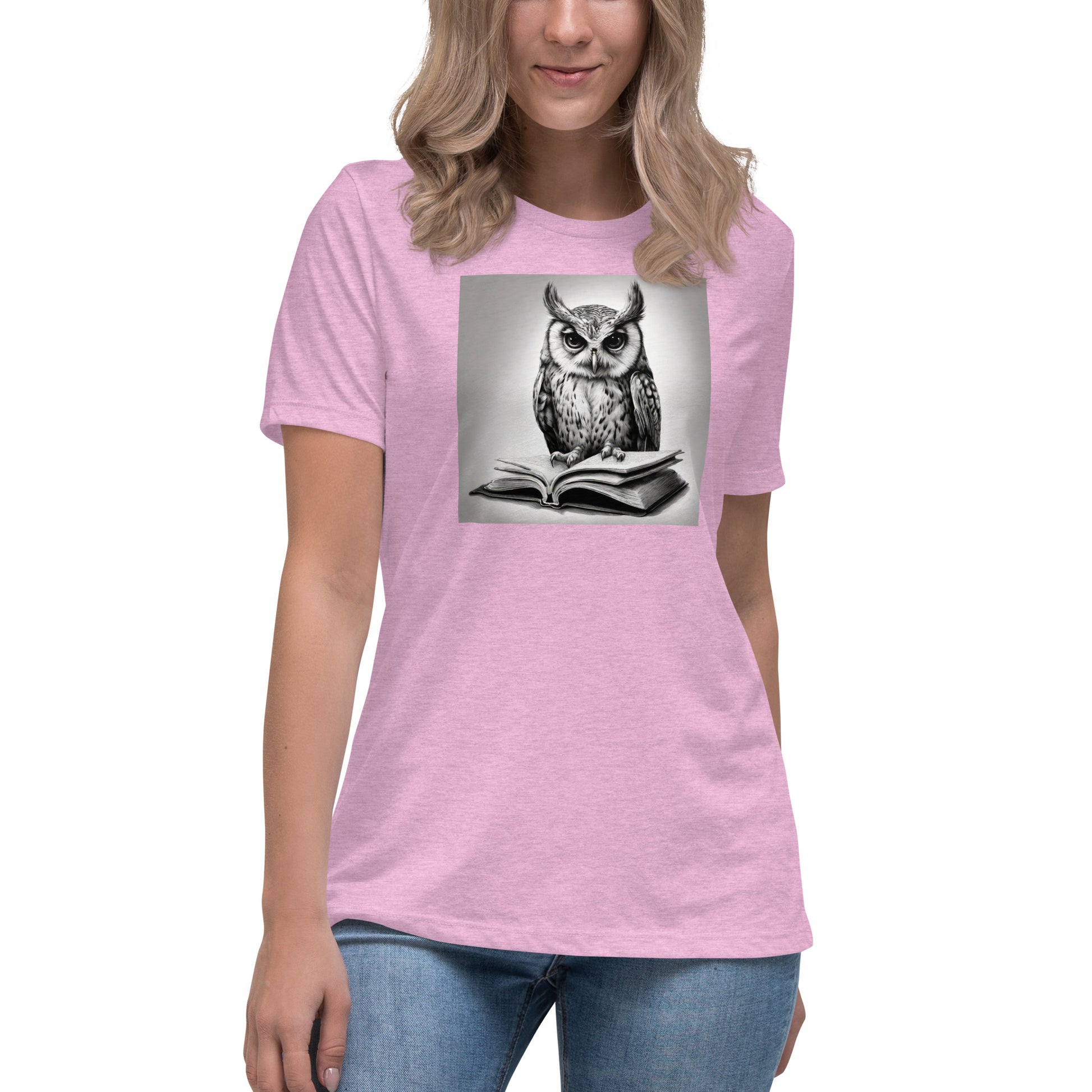 Booksmart Owl Women's Book Lover T-Shirt