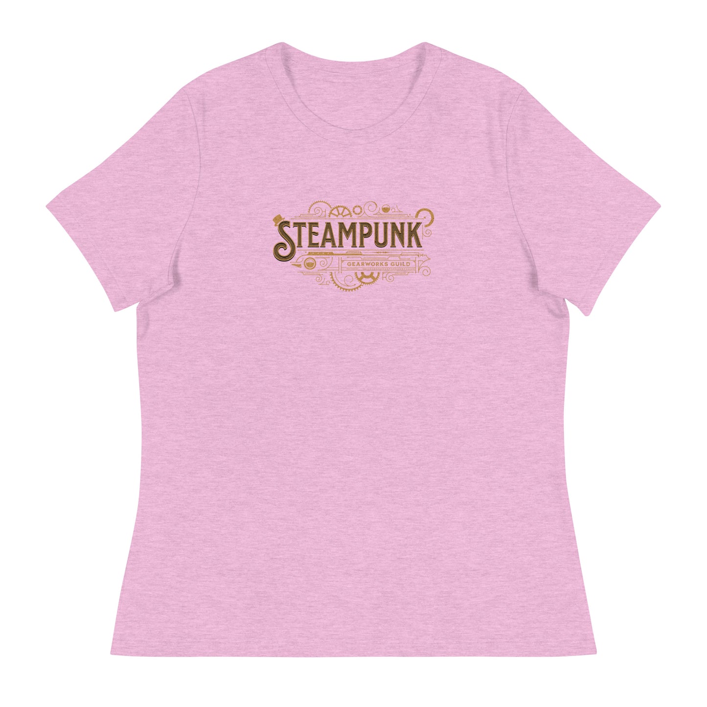 Steampunk Gearworks Guild Women's T-Shirt Heather Prism Lilac