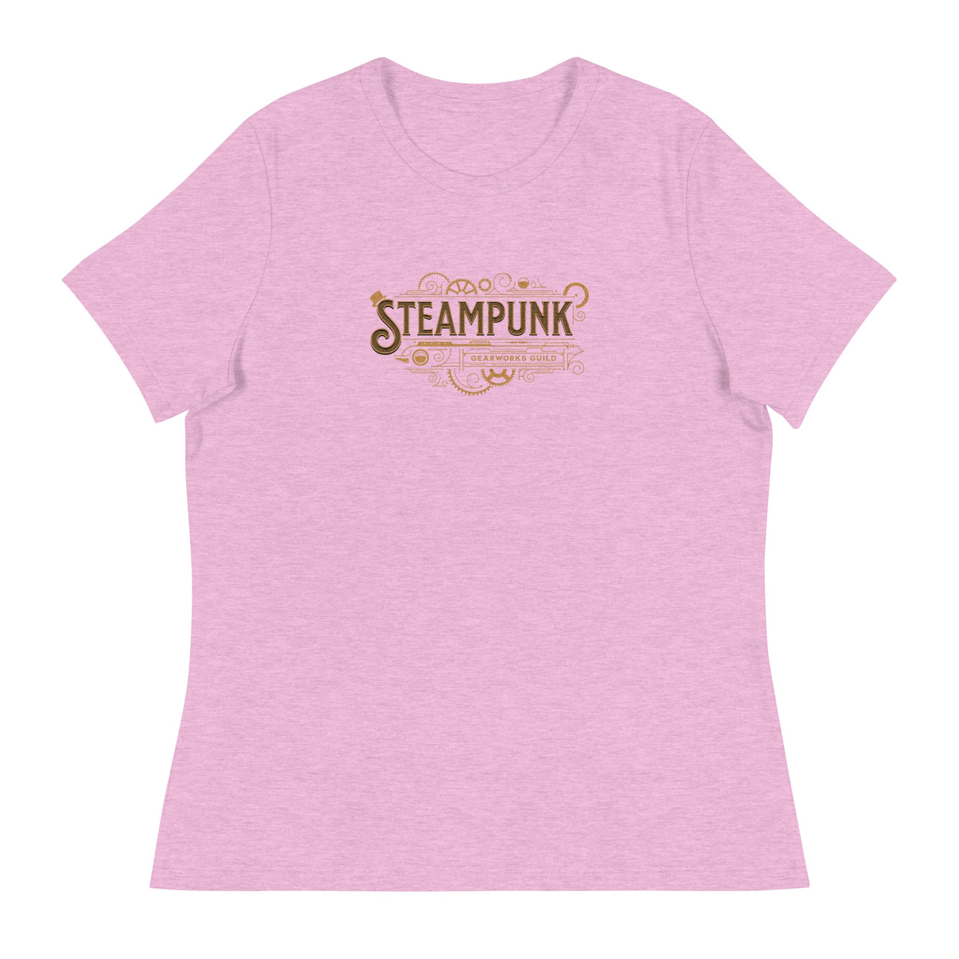 Steampunk Gearworks Guild Women's T-Shirt Heather Prism Lilac