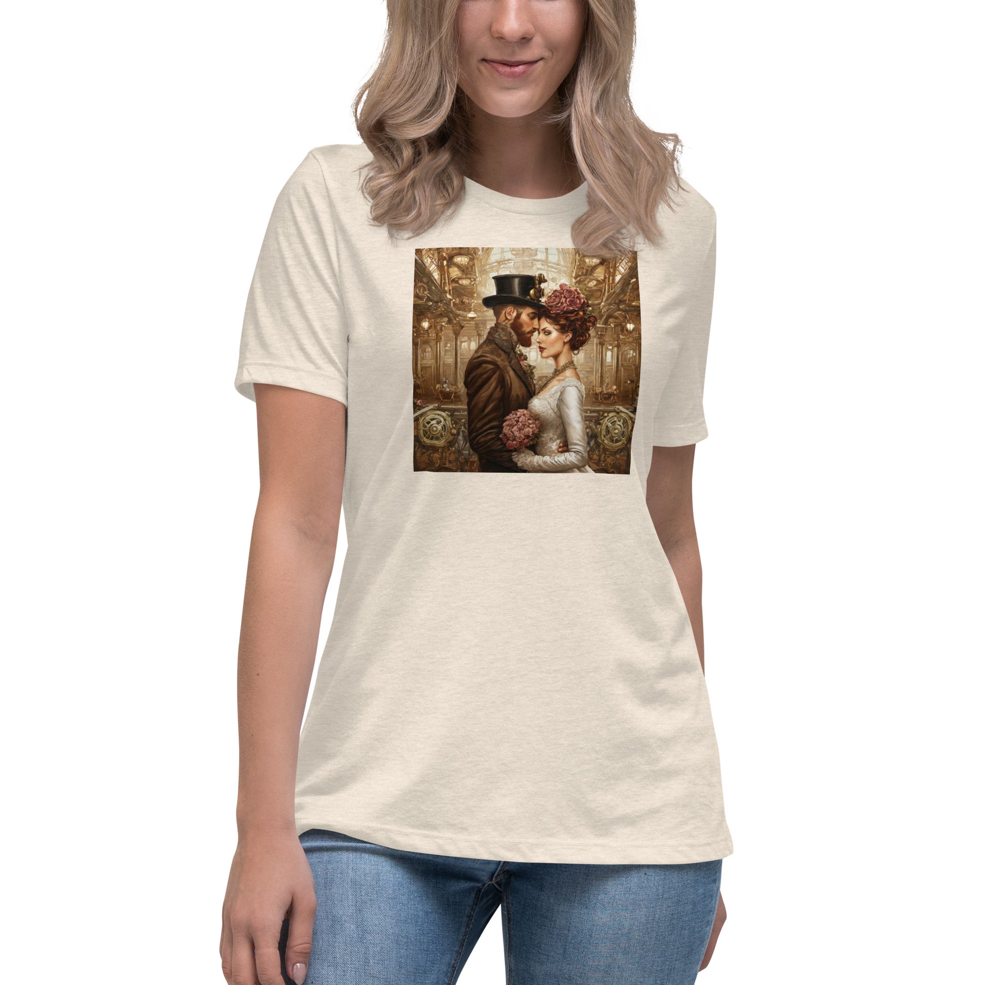 Gears & Lace Steampunk Wedding Women's T-Shirt