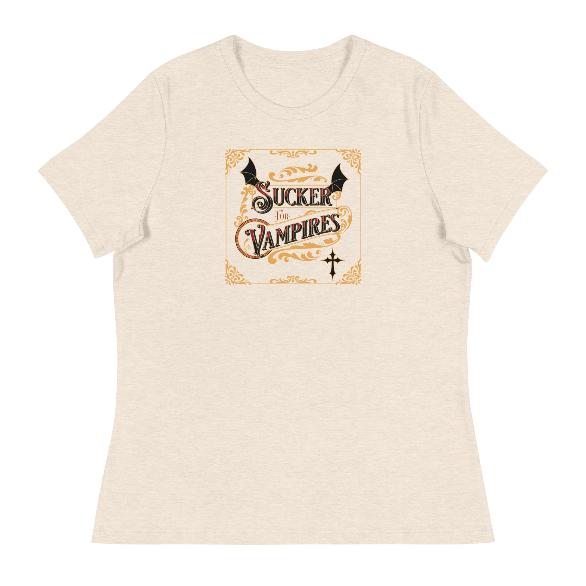 Sucker for Vampires Women's T-Shirt Heather Prism Natural