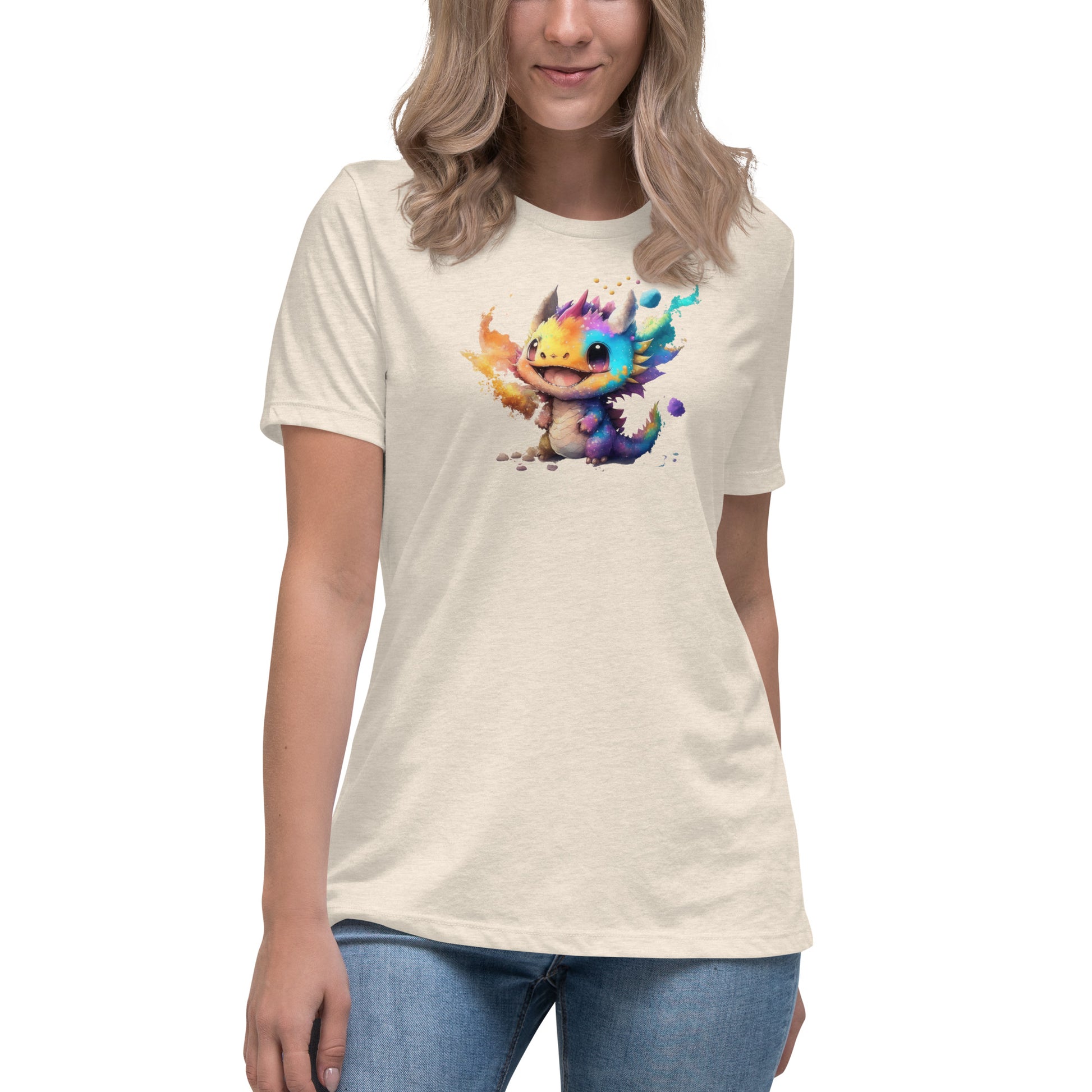 Cute Baby Dragon Women's Fantasy T-Shirt