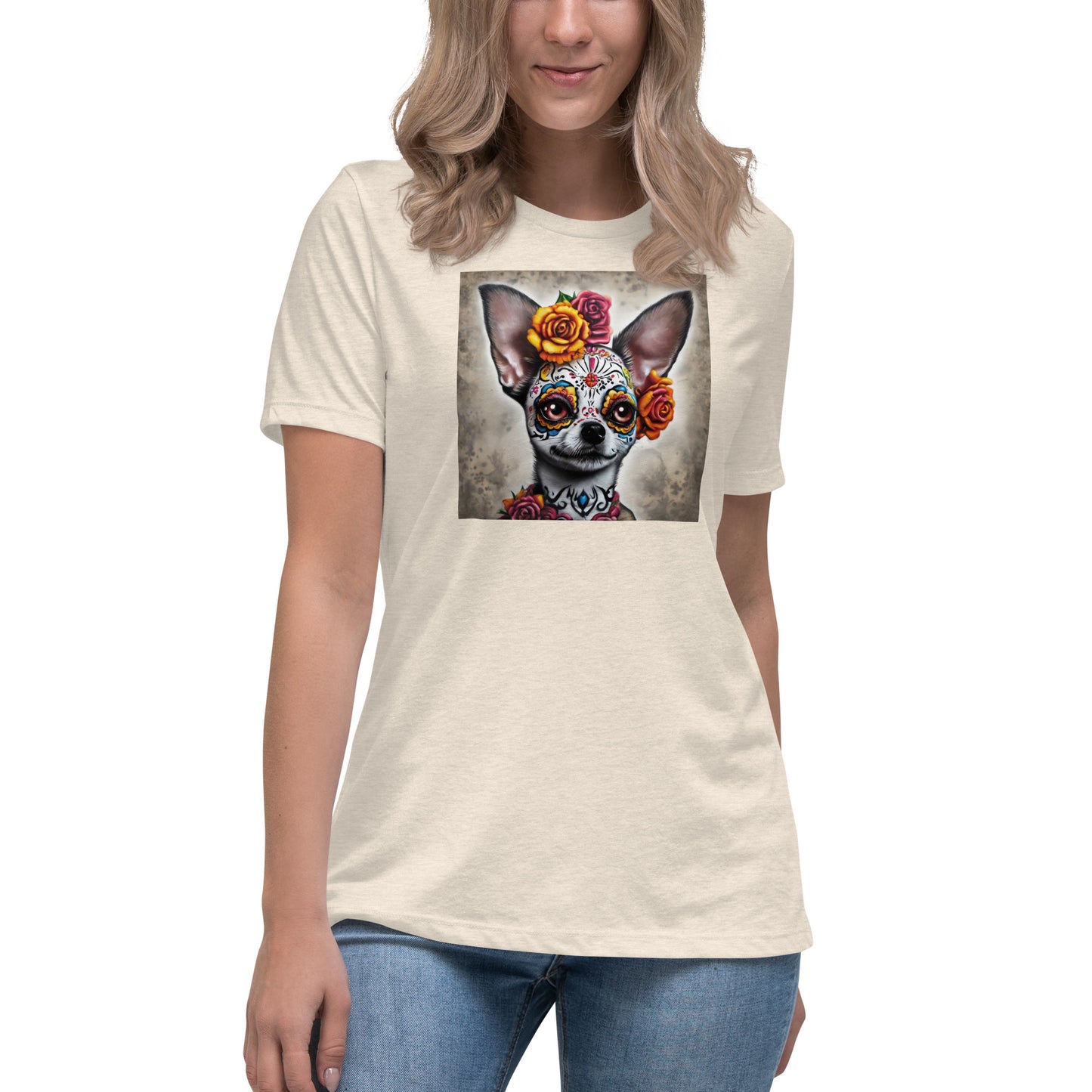 Day of the Dead Chihuahua Women's Dog Lover T-Shirt