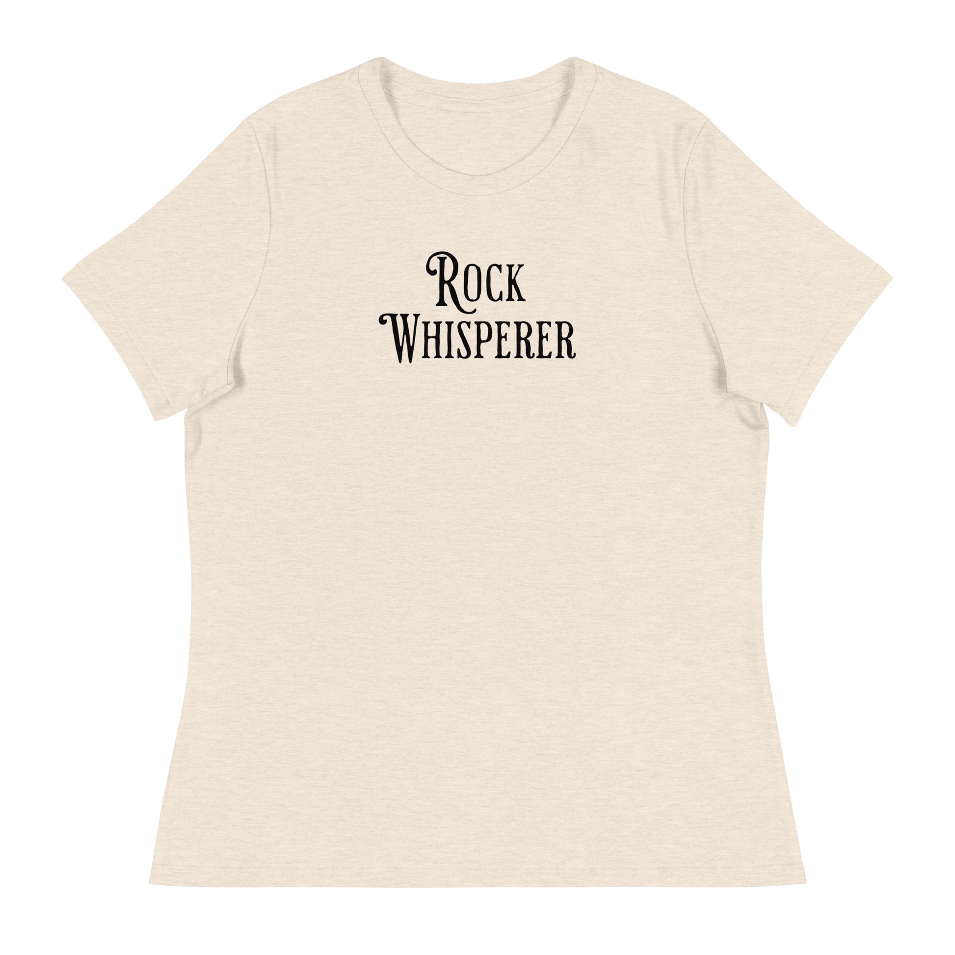 Women's Rock Whisperer T-Shirt Heather Prism Natural