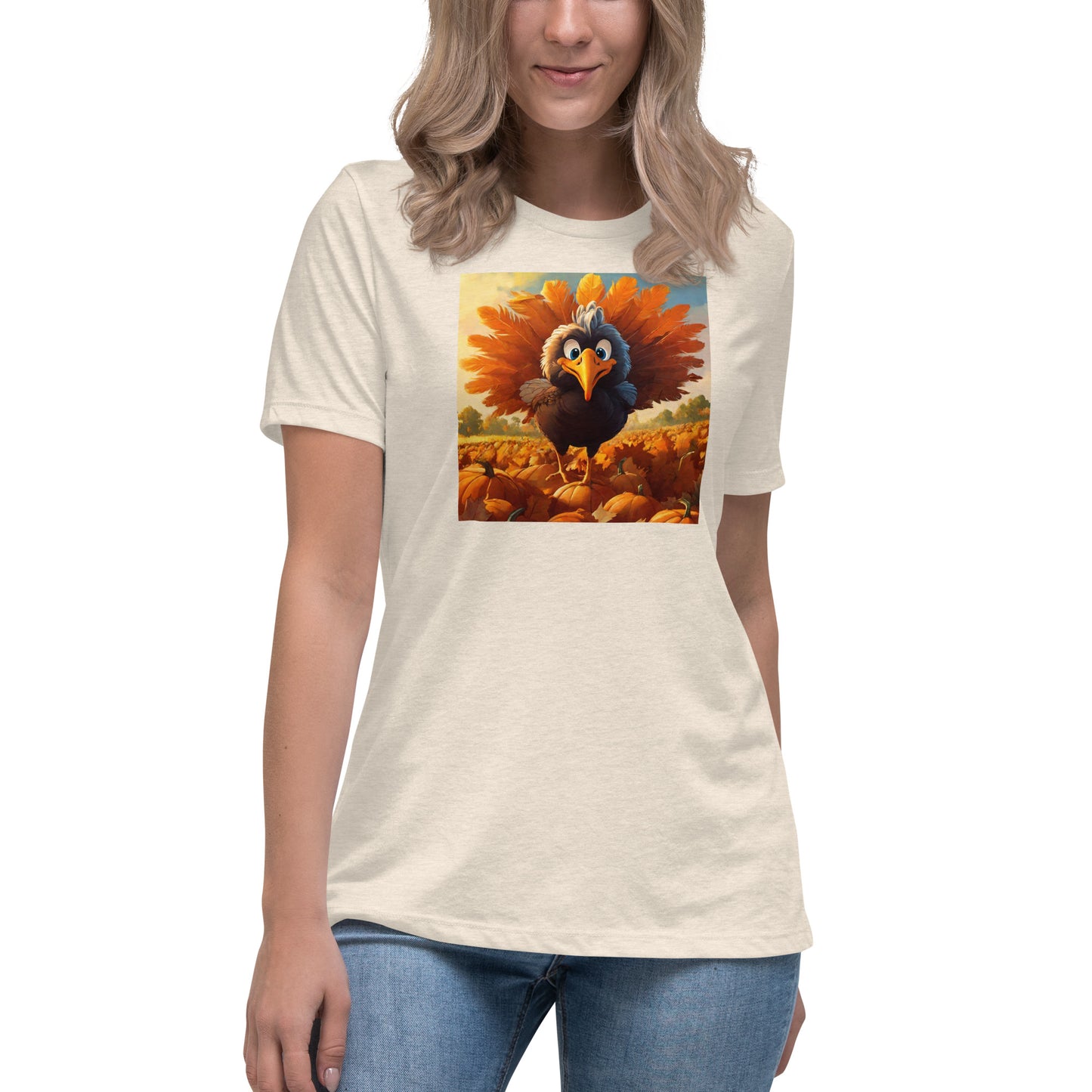 Cute Turkey Women's Thanksgiving T-Shirt