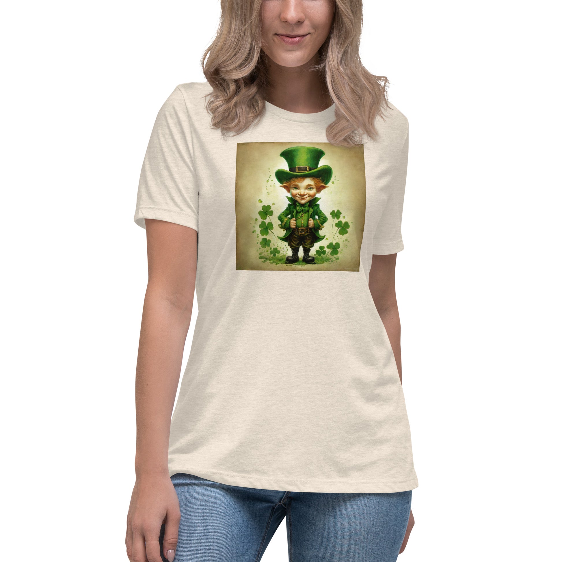 Cute Leprechaun Women's St Patrick's Day T-Shirt