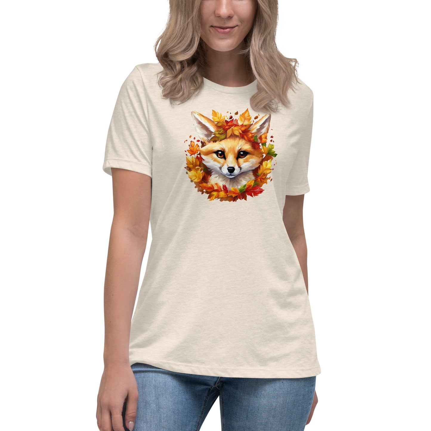 Autumn Fennec Fox Women's Fall T-Shirt