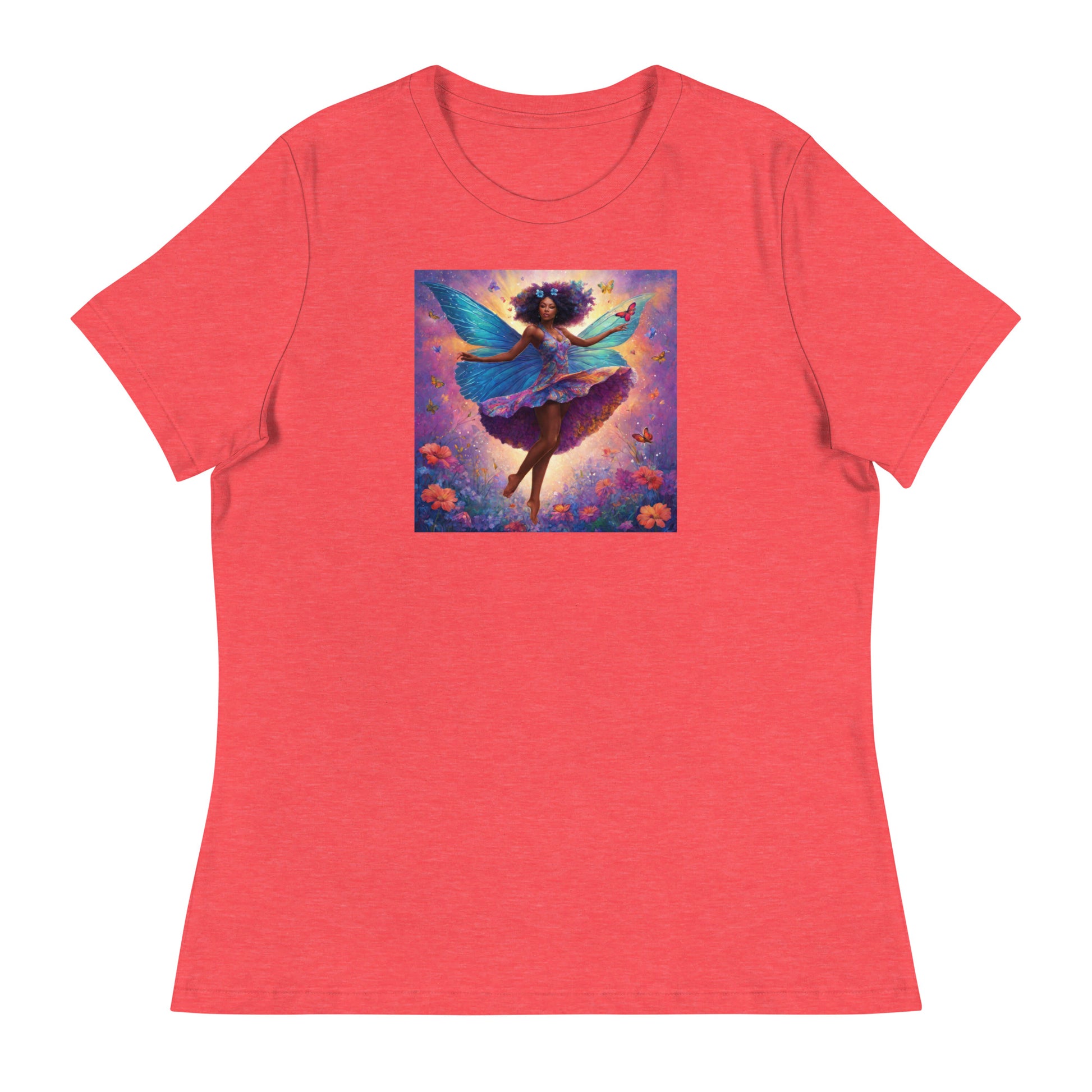 Peaceful Fairy Women's T-Shirt Heather Red