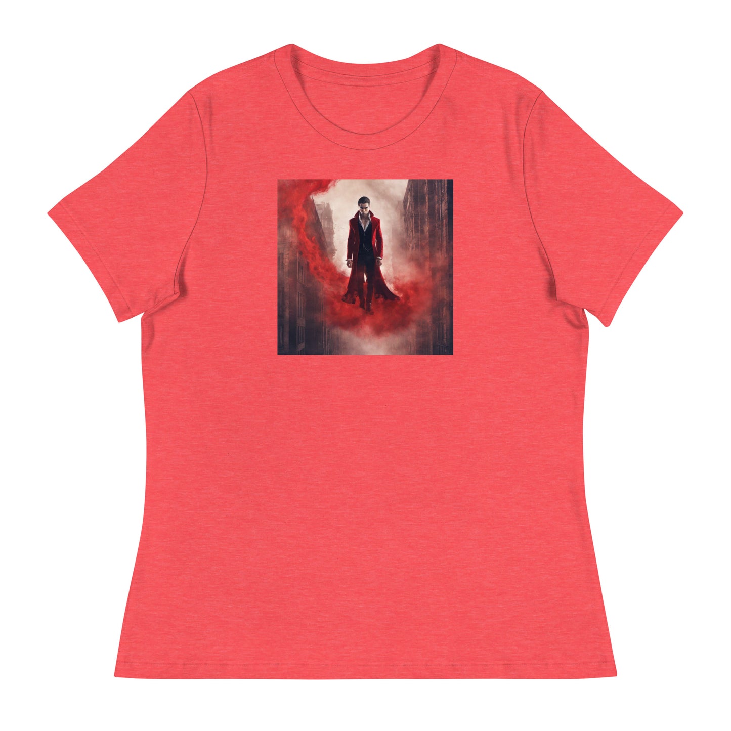 Vampire in Red Haze Women's Graphic Tee Heather Red