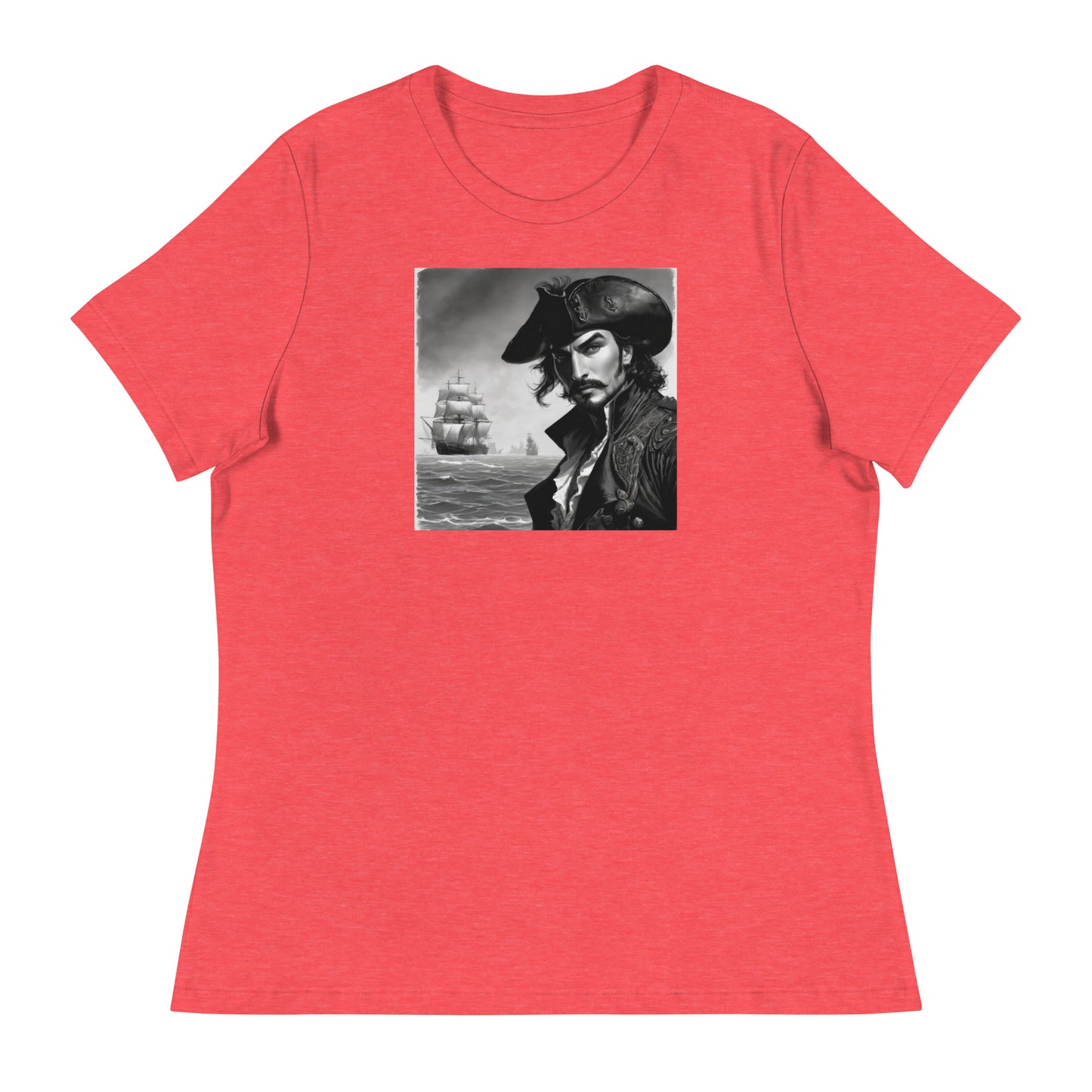 Captain Hook's Gaze Women's T-Shirt Heather Red