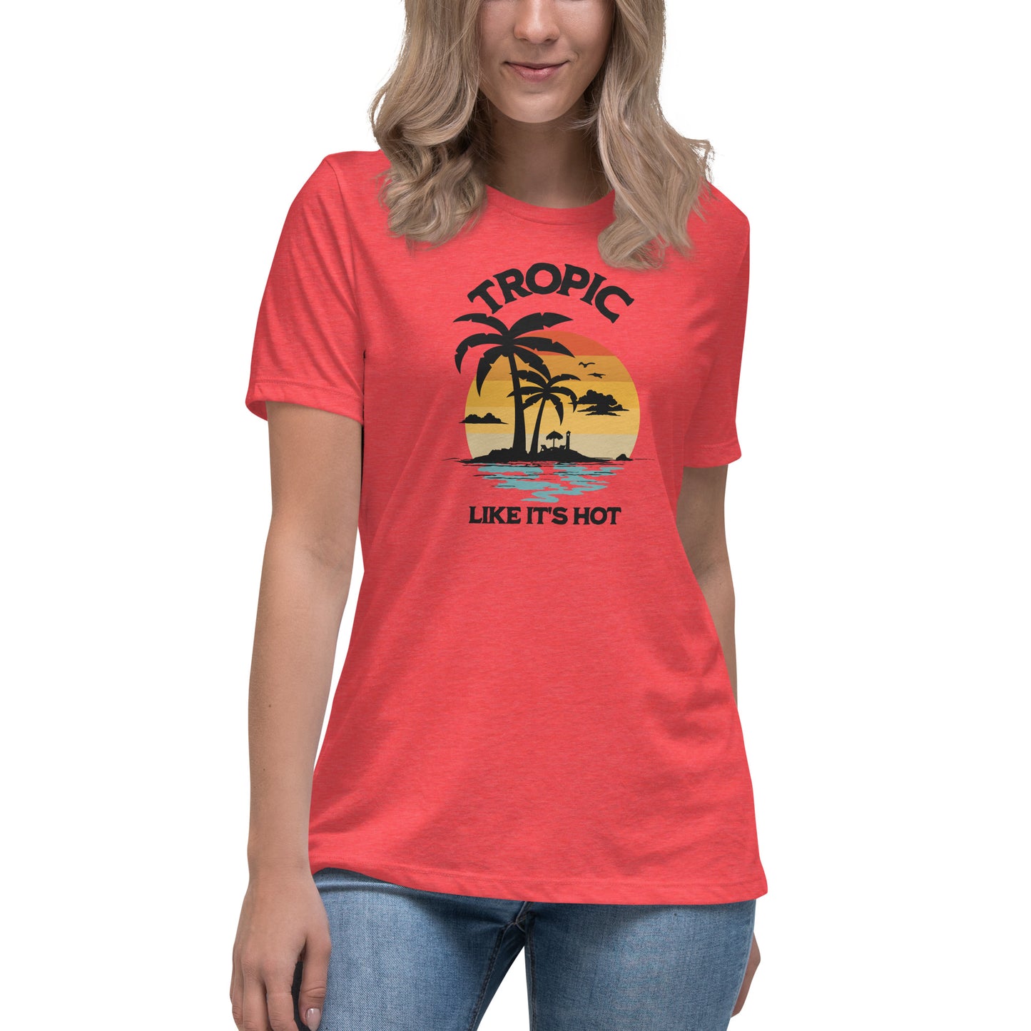 Tropic Like It's Hot Women's Summer T-Shirt