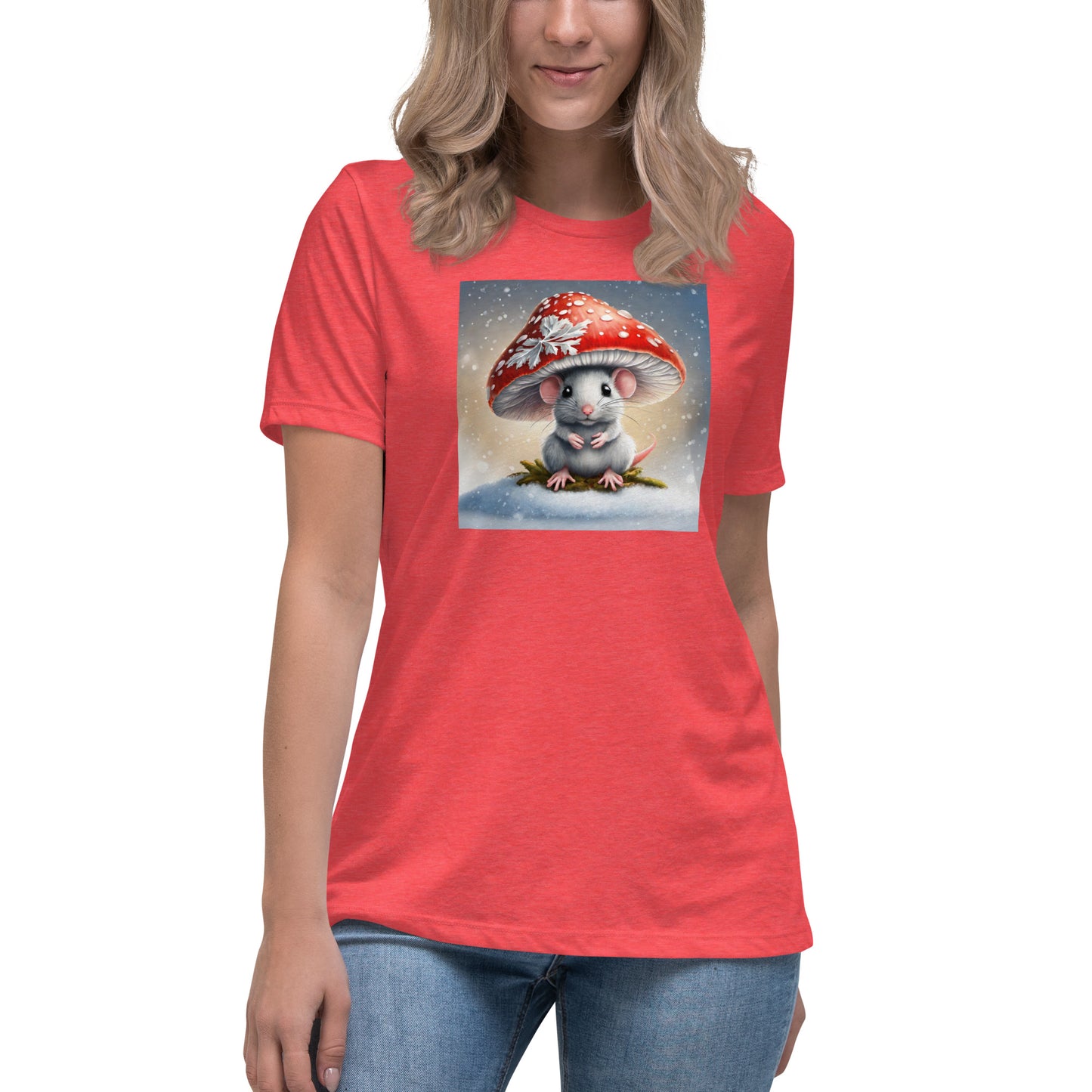 Winter Mouse Women's Holiday T-Shirt