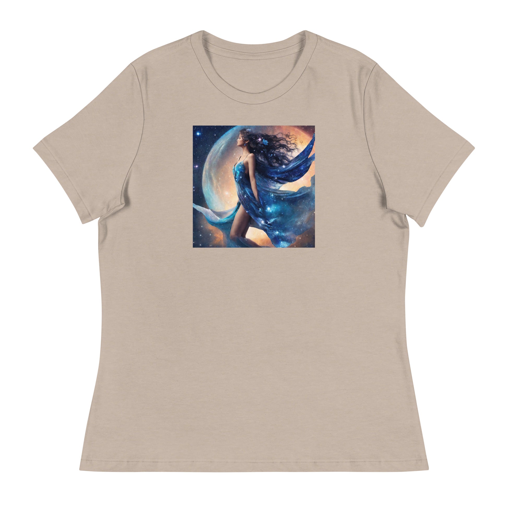 Blue Fairy Women's T-Shirt Heather Stone