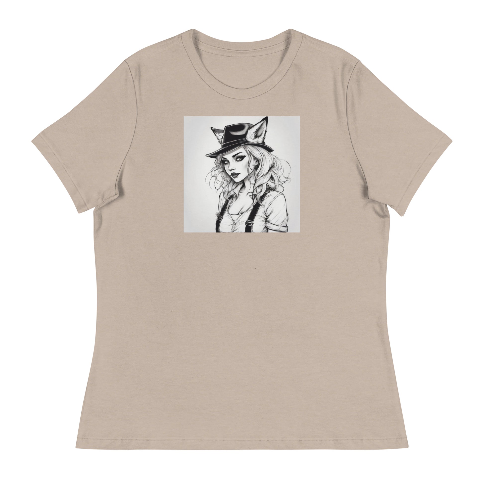 Foxy Lady Women's T-Shirt Heather Stone