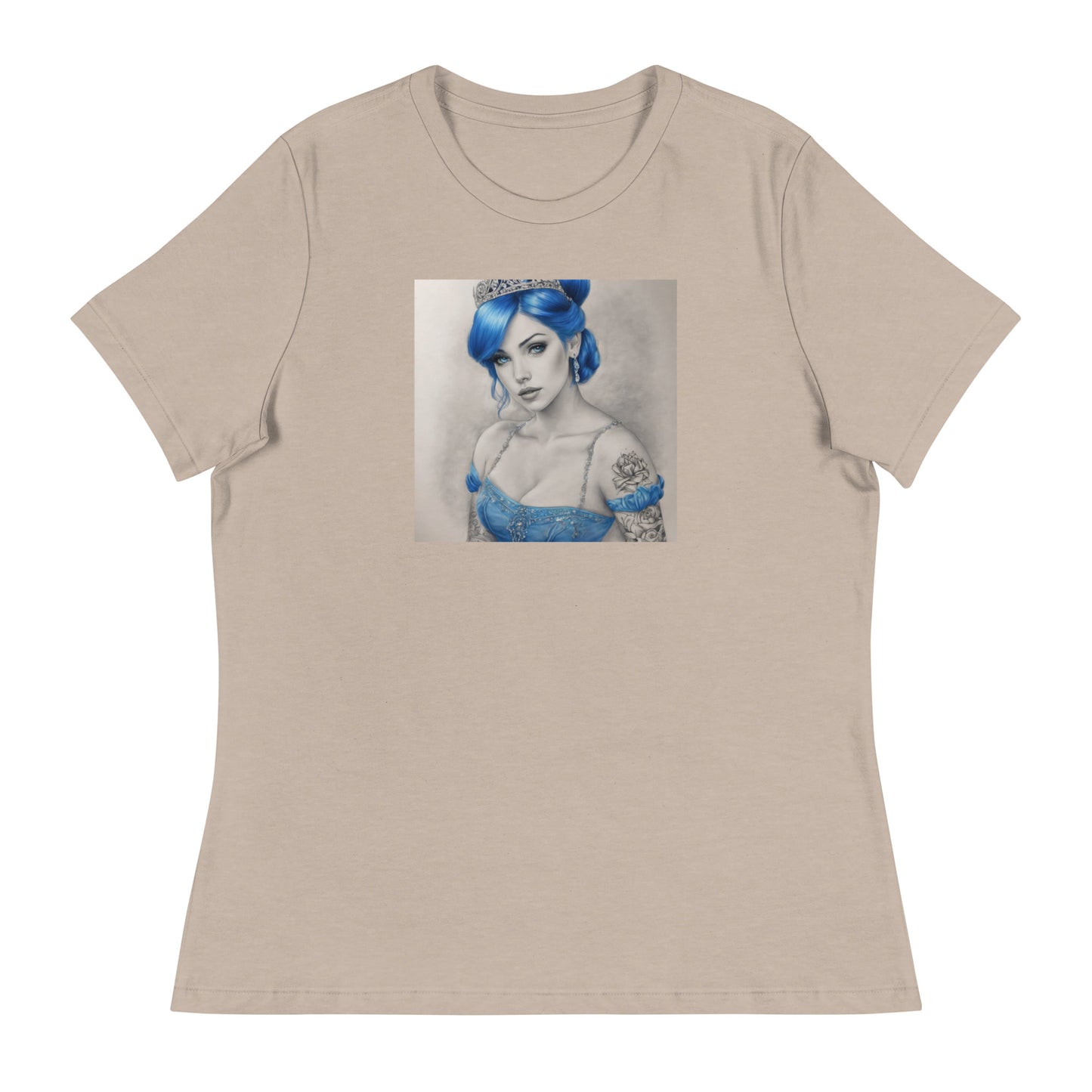 Cinderella with Tattoos T-Shirt Heather Stone