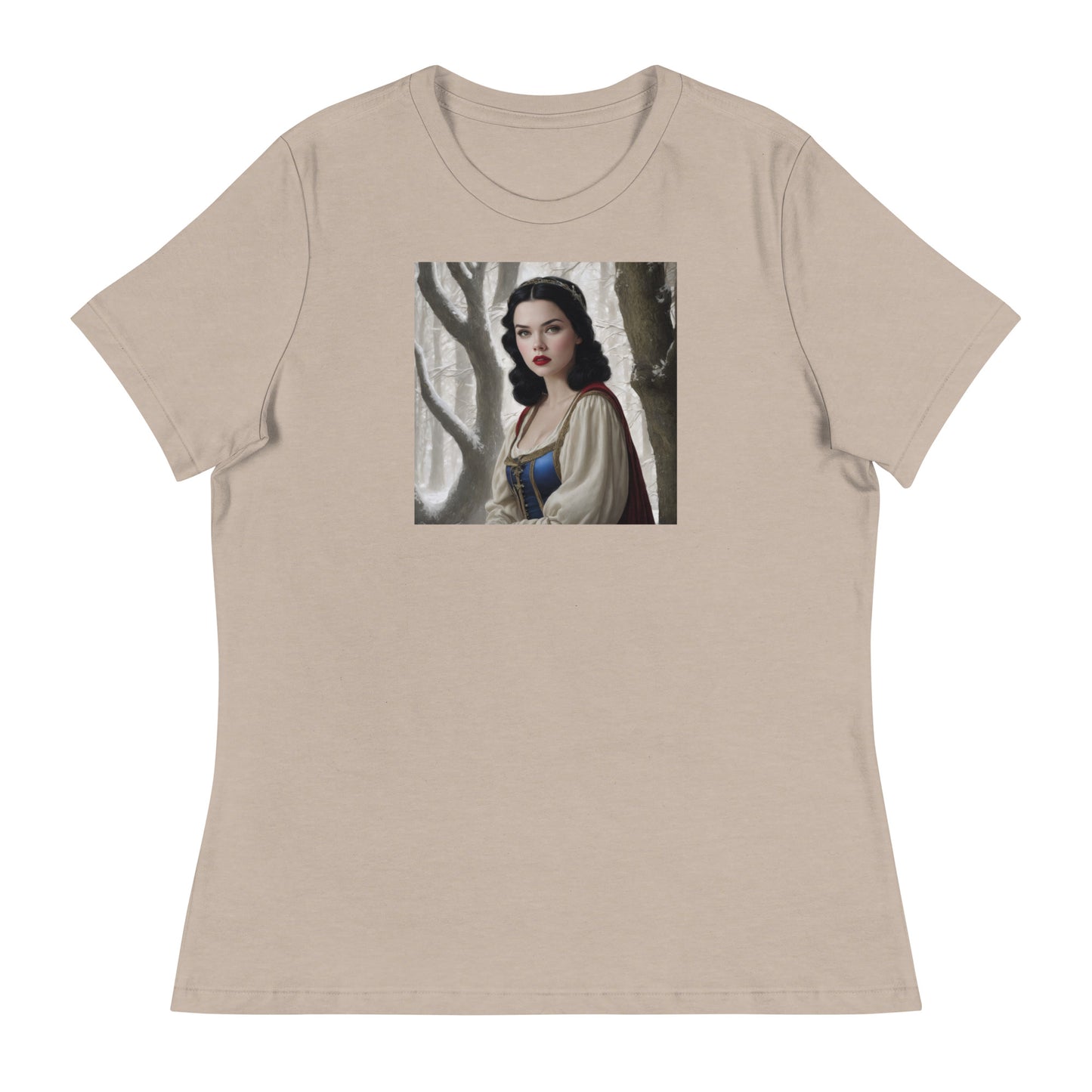 Snow White in Forest T-Shirt Heather Stone