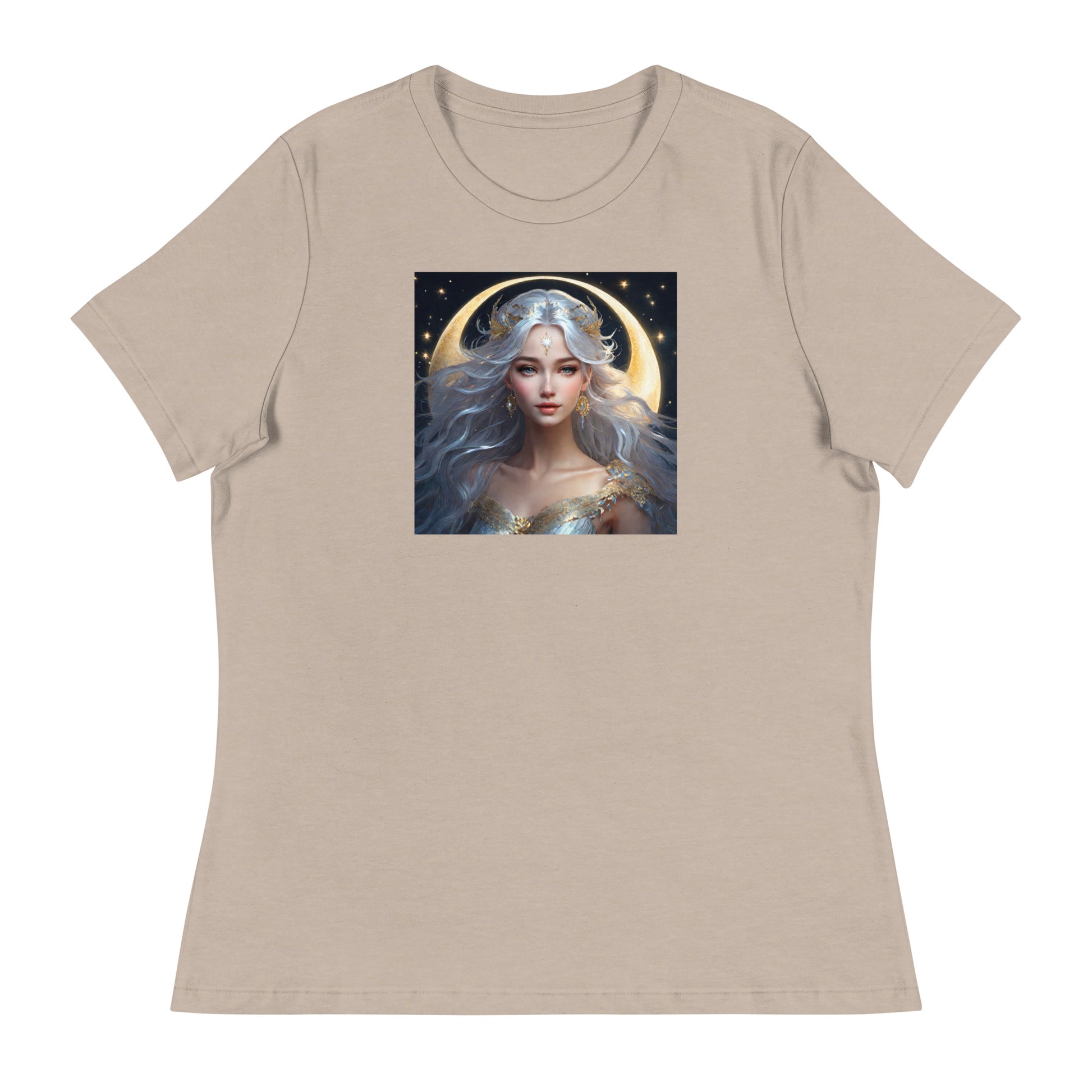 Moon Fairy Women's T-Shirt Heather Stone