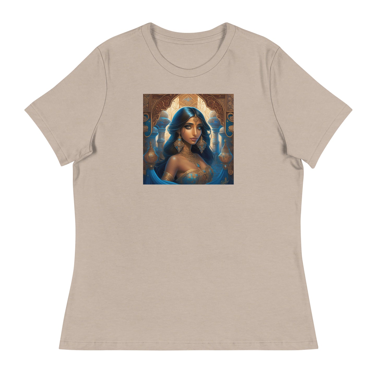 Princess Jasmine Women's T-Shirt Heather Stone