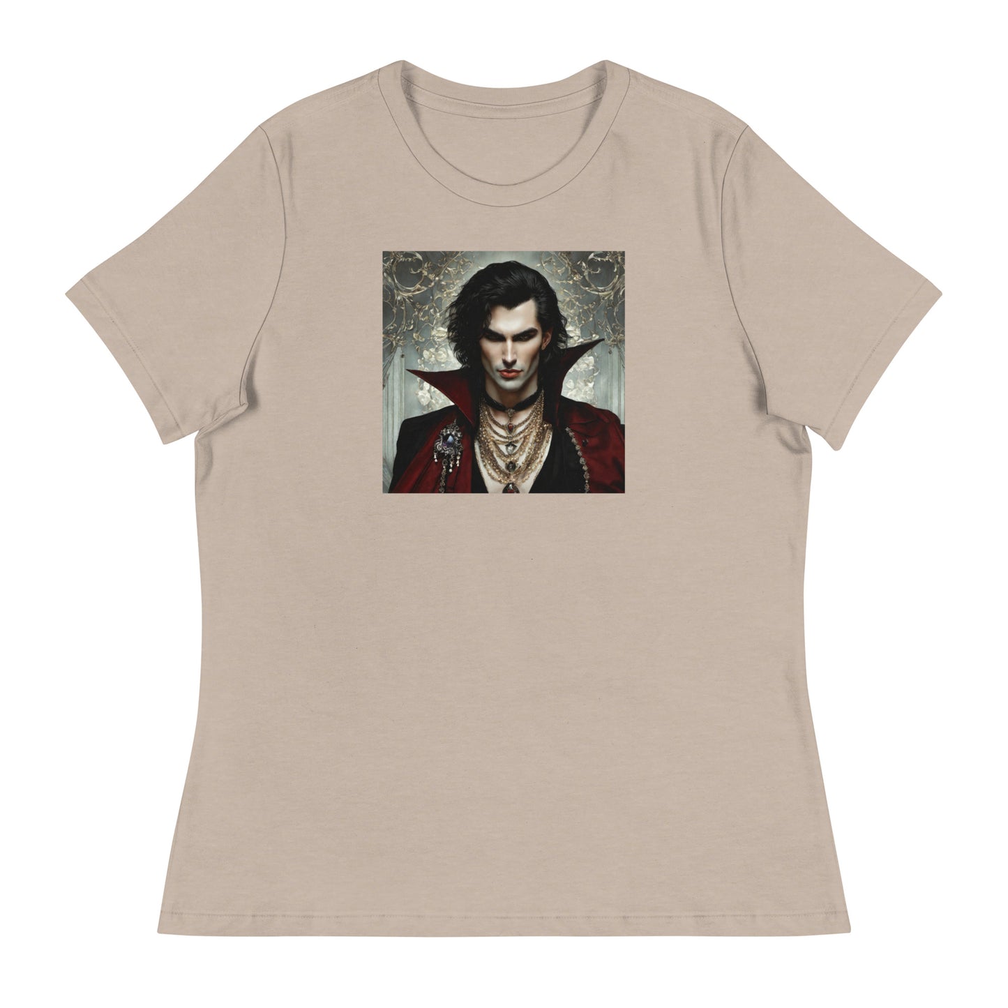 Alluring Vampire Women's T-Shirt Heather Stone